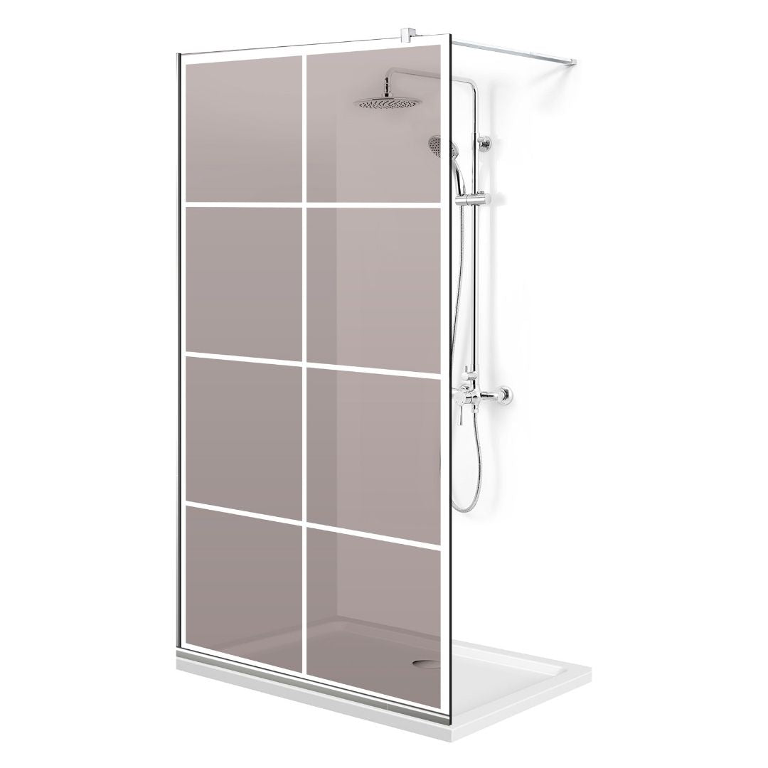 Shower Screens Walk-in, Shower wall Stainless steel, #Bronze #Bronze