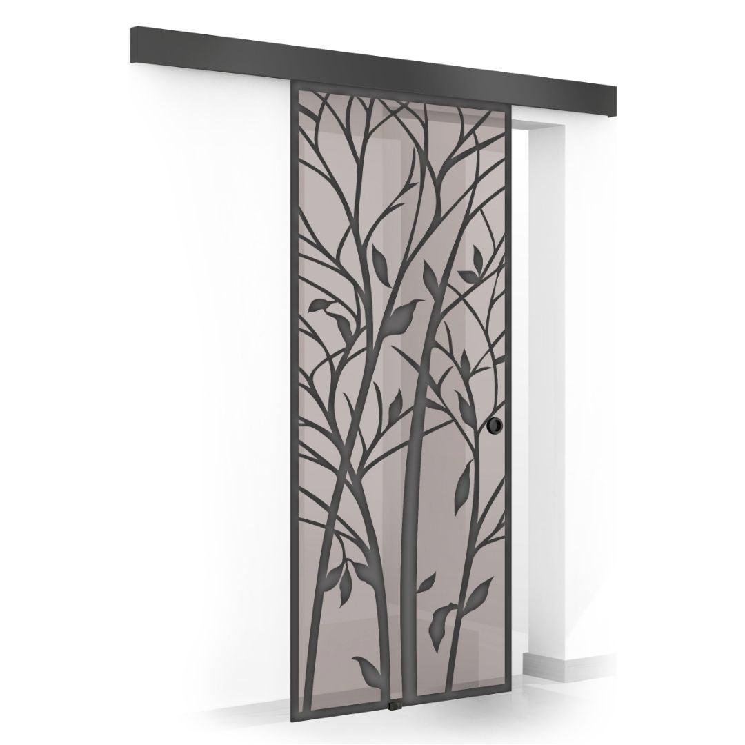 Sliding glass door, interior Glass door #Bronze