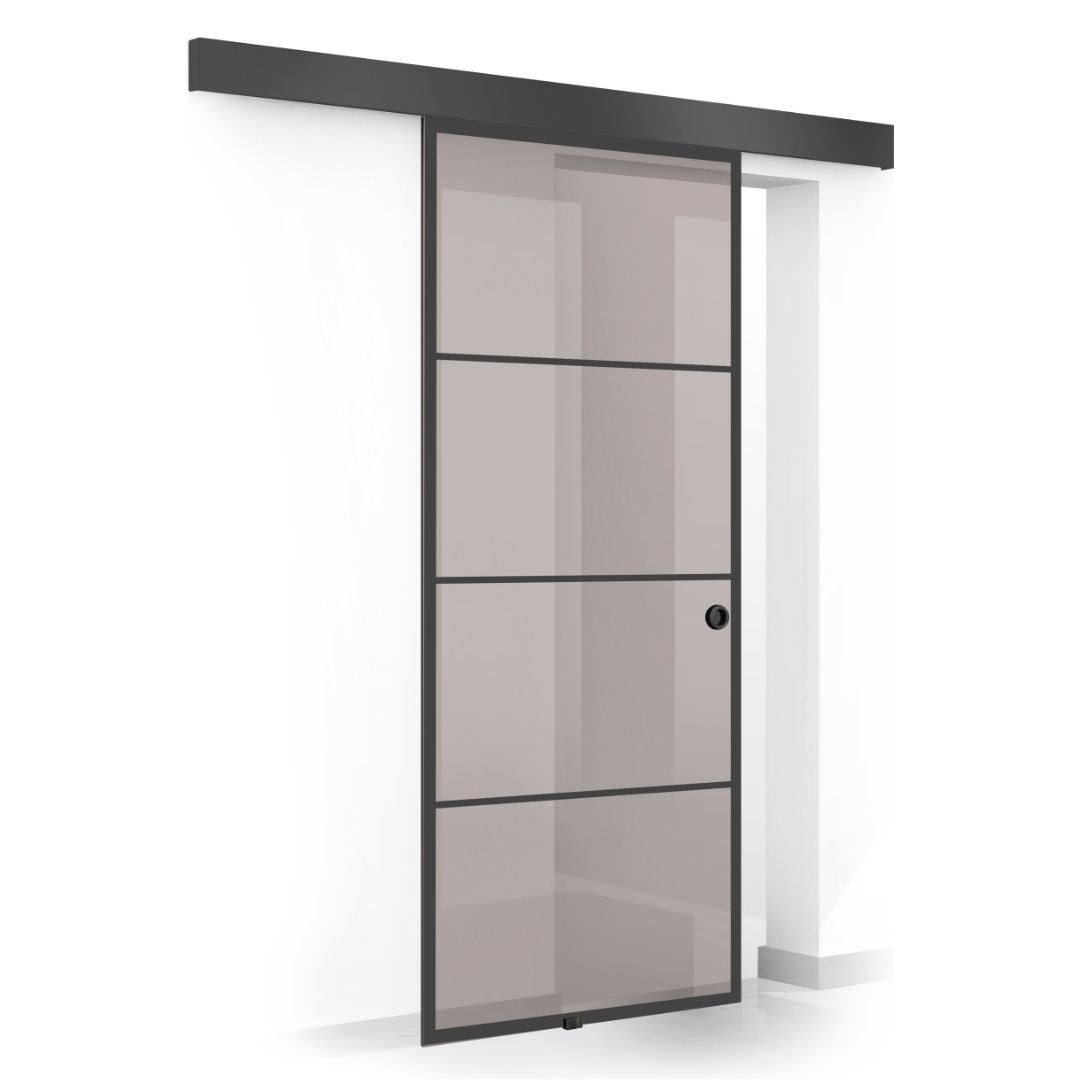 Sliding glass door, interior Glass door #Bronze