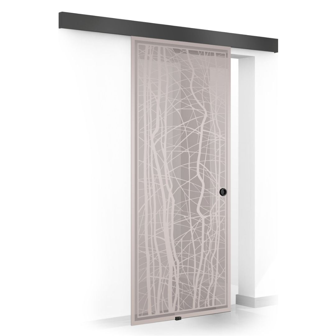 Sliding glass door, interior Glass door #Bronze