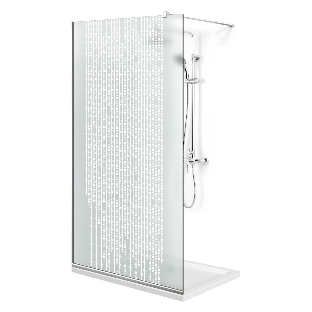 Paravan dus Walk-in, Perete dus Inox, #Mata