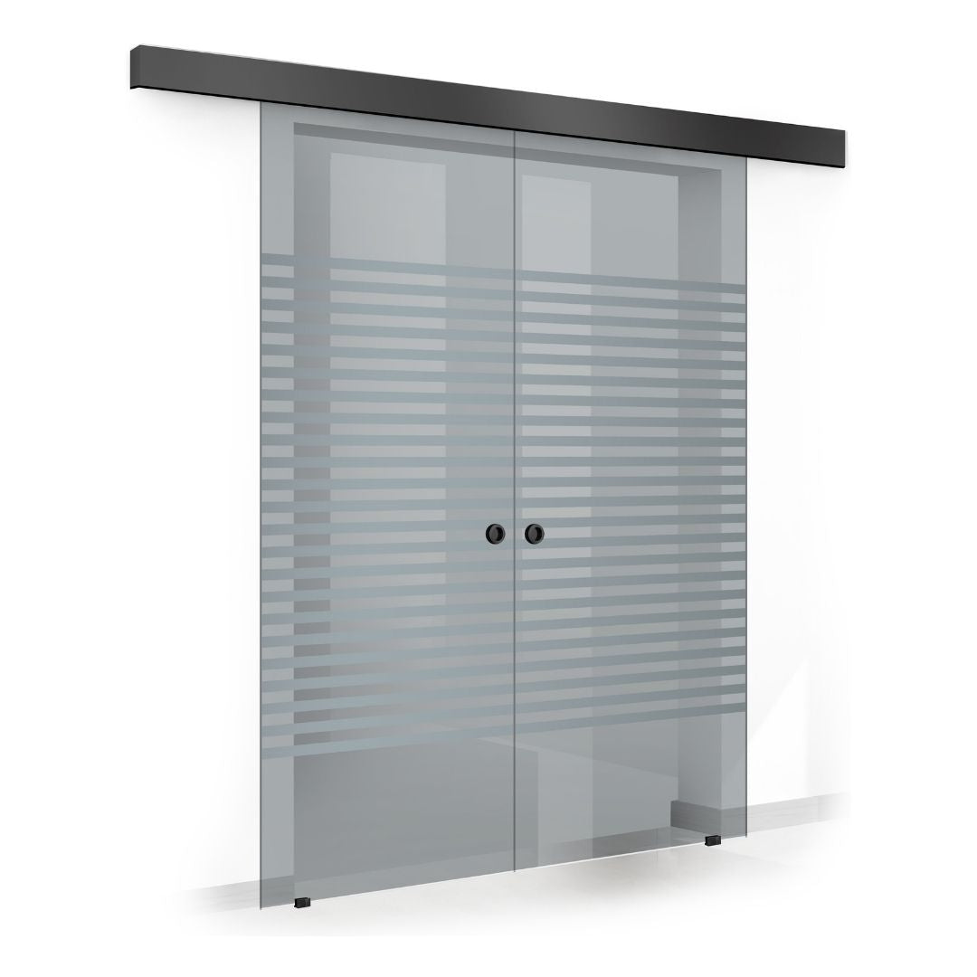 Sliding glass door, interior Glass door #Grey