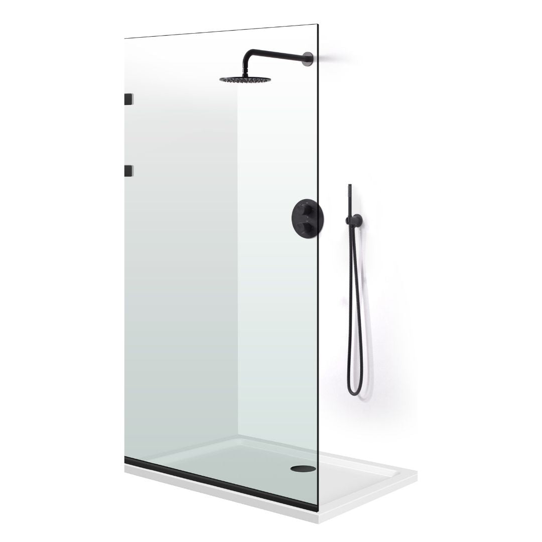 Shower Screens Walk-in, Shower wall Stainless steel, #Clear #Víztiszta