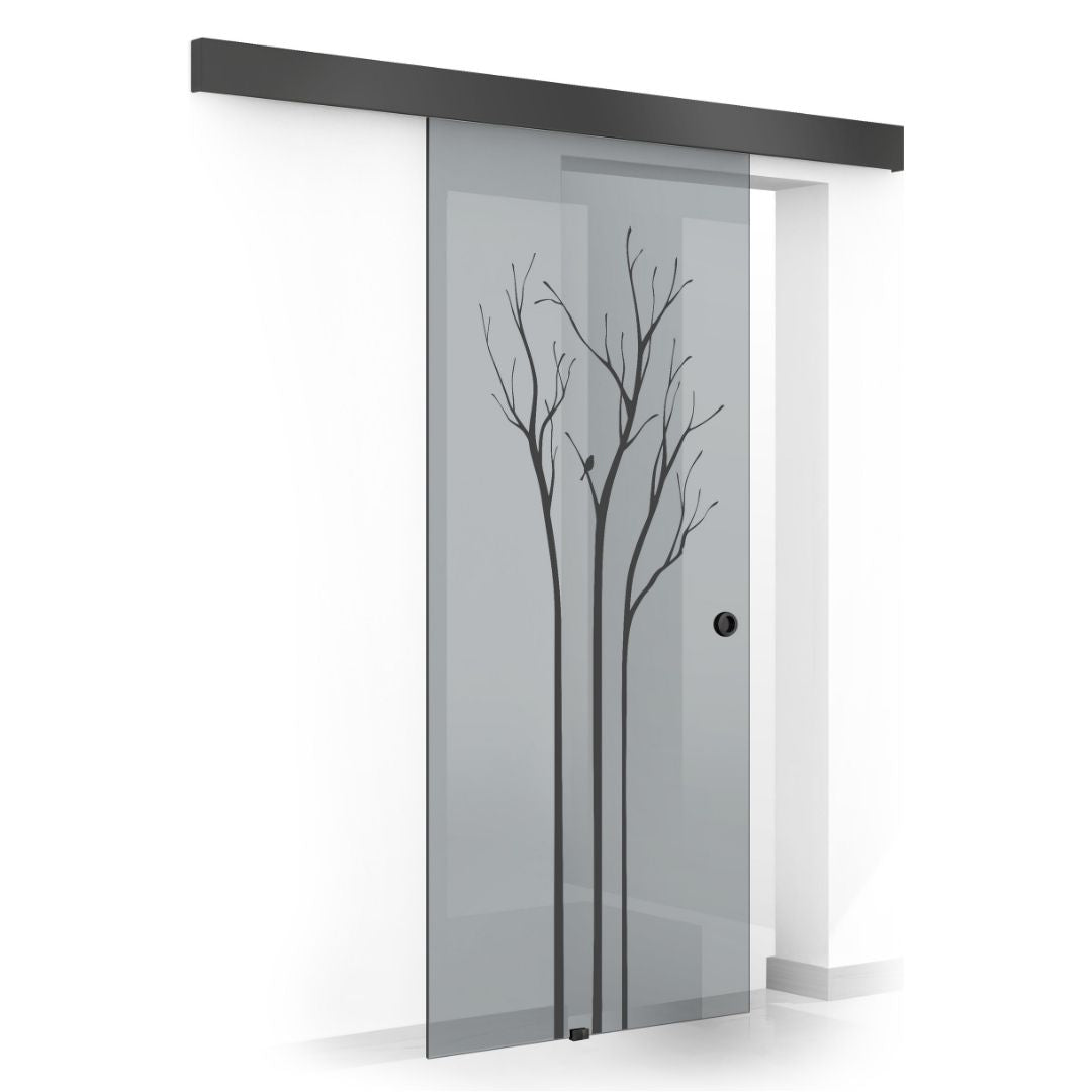 Sliding glass door, interior Glass door #Grey