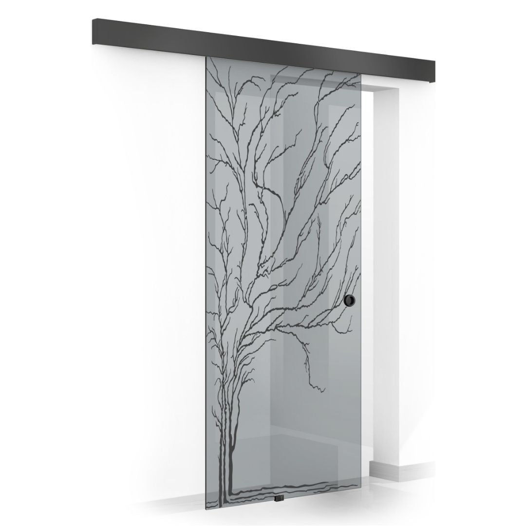 Sliding glass door, interior Glass door #Grey