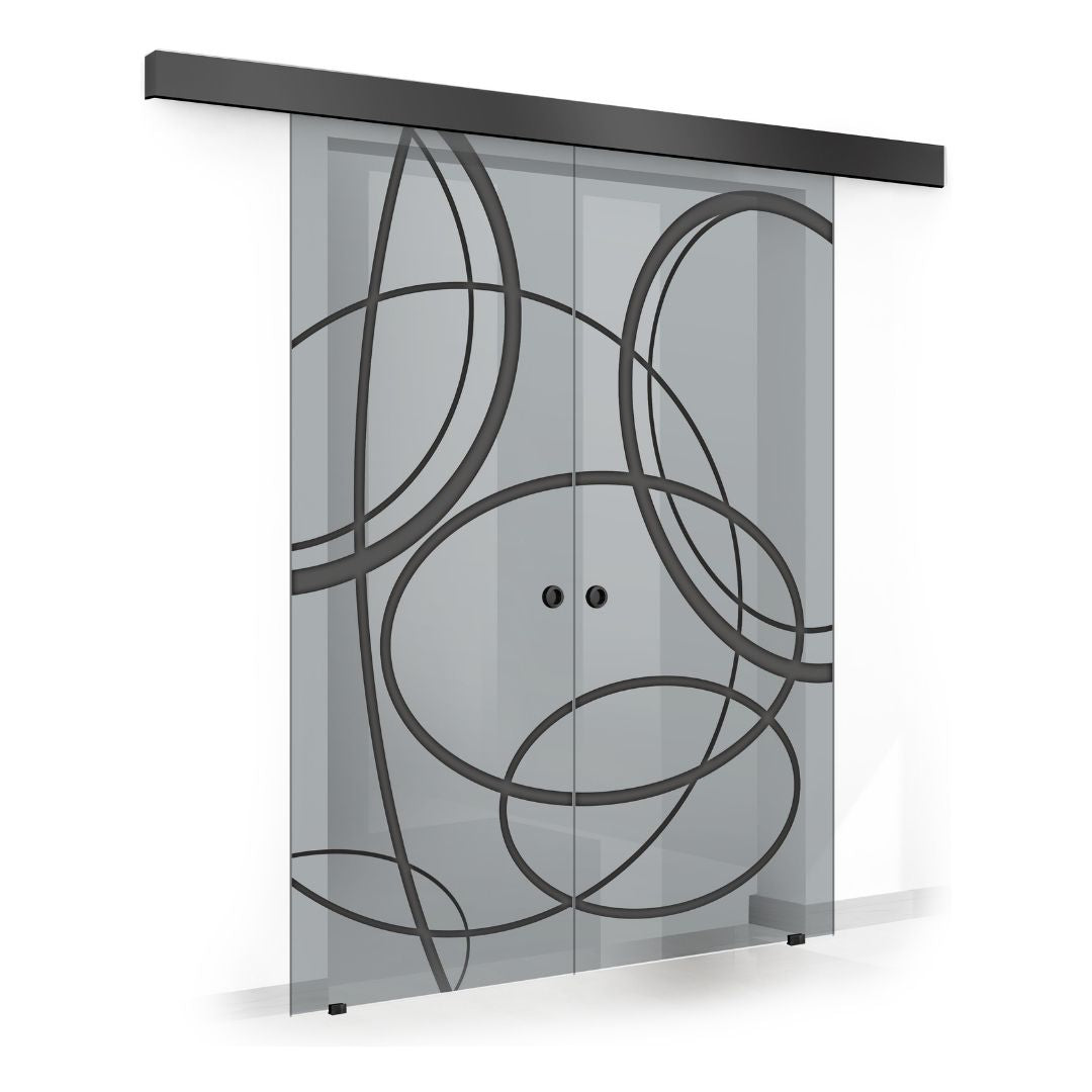 Sliding glass door, interior Glass door #Grey