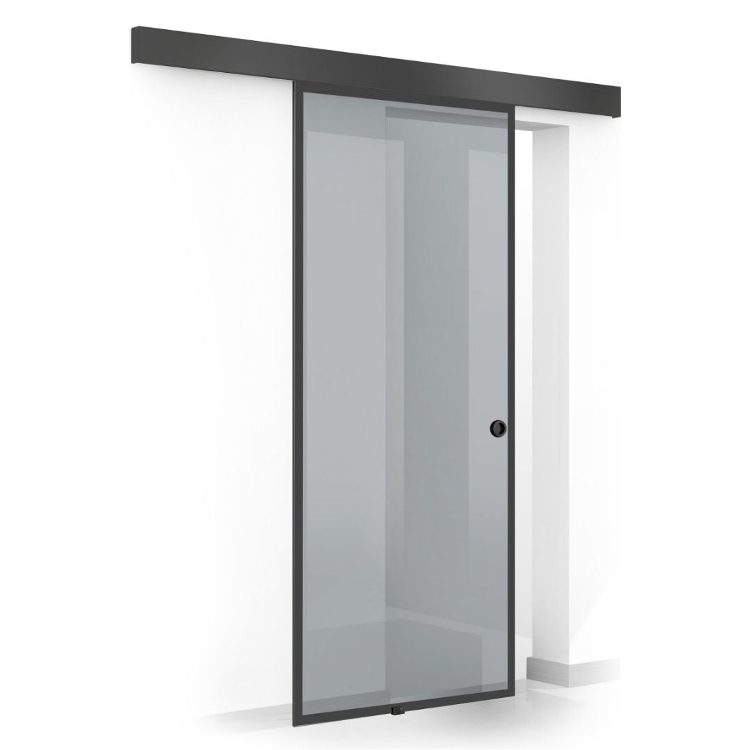 Sliding glass door, interior Glass door #Grey