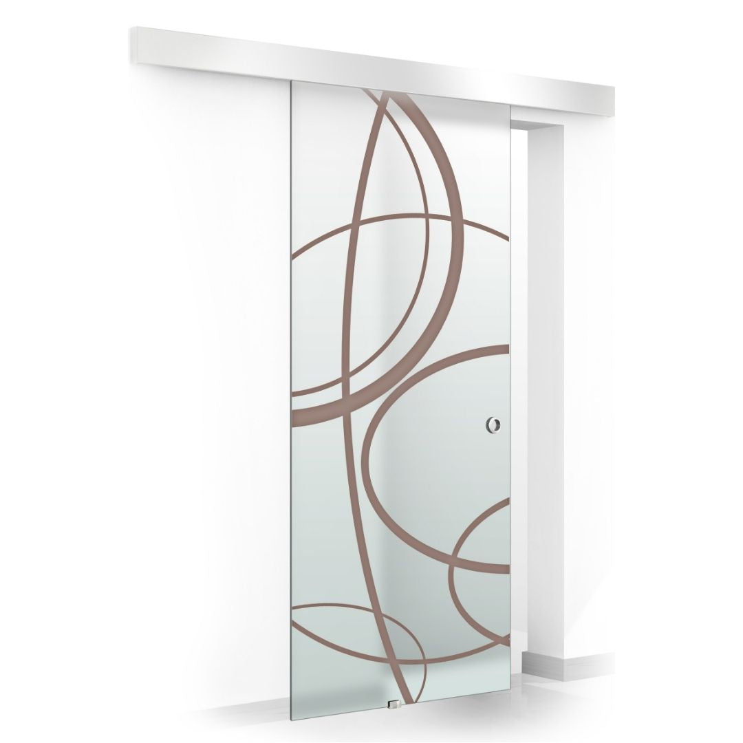Sliding glass door, interior Glass door #Satiné