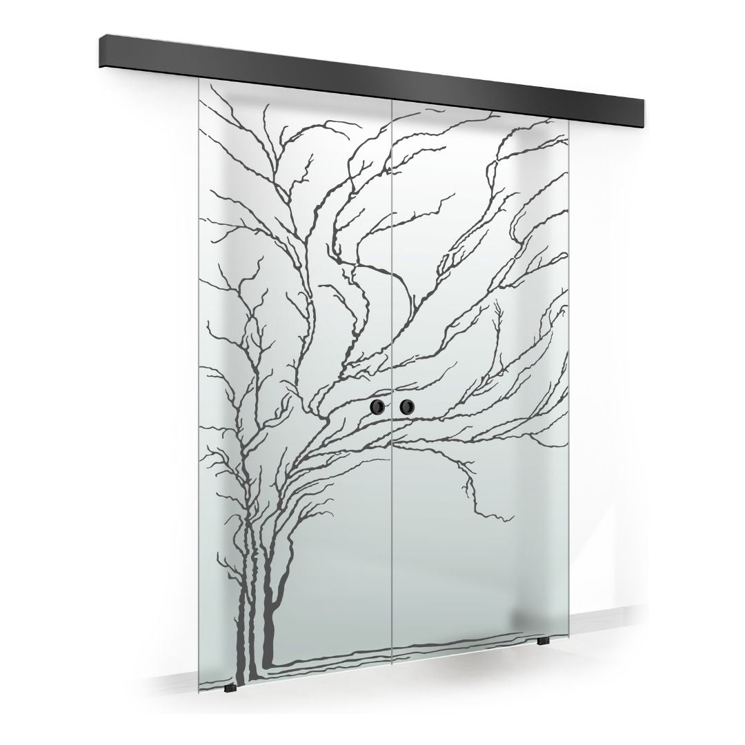 Sliding glass door, interior Glass door #Satiné