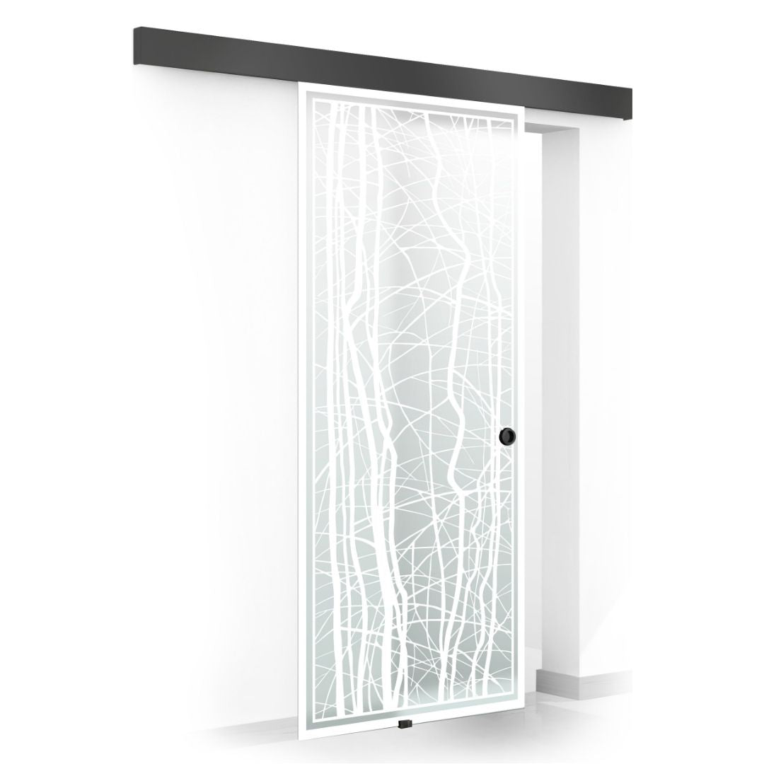 Sliding glass door, interior Glass door #Satiné