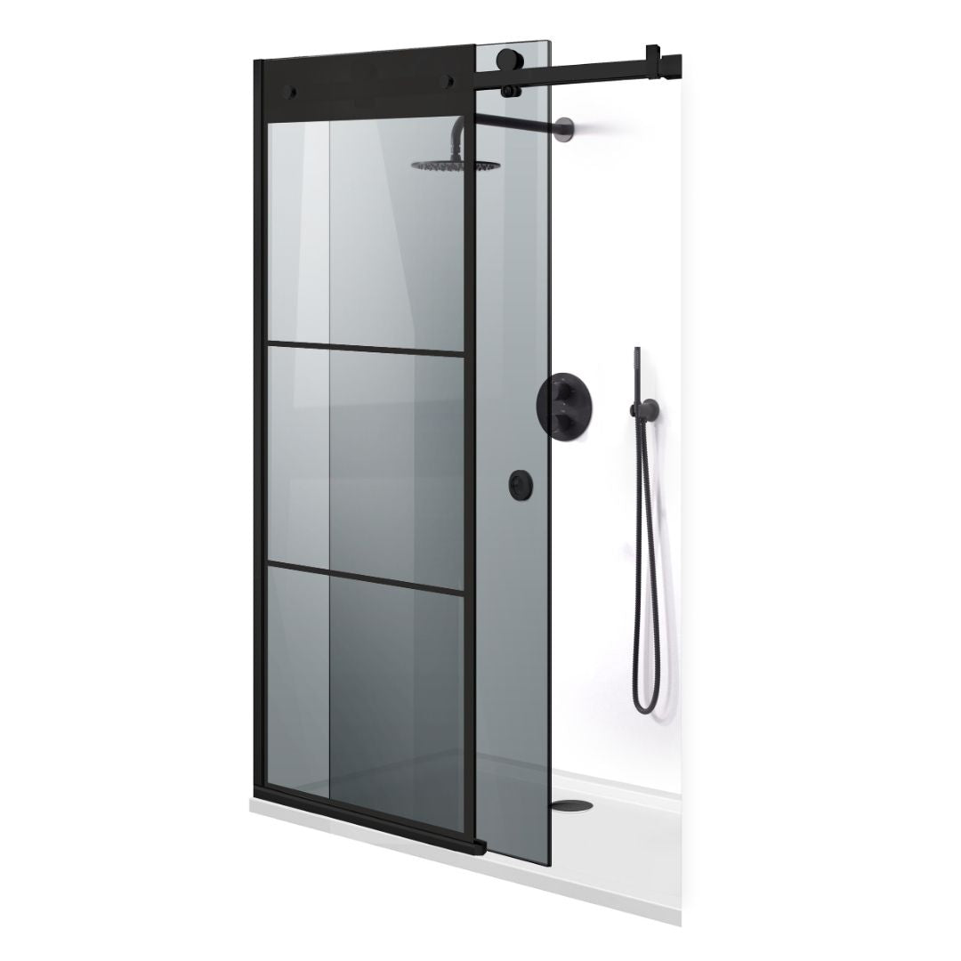 Shower wall, Shower Doors, Shower Screens #Grey