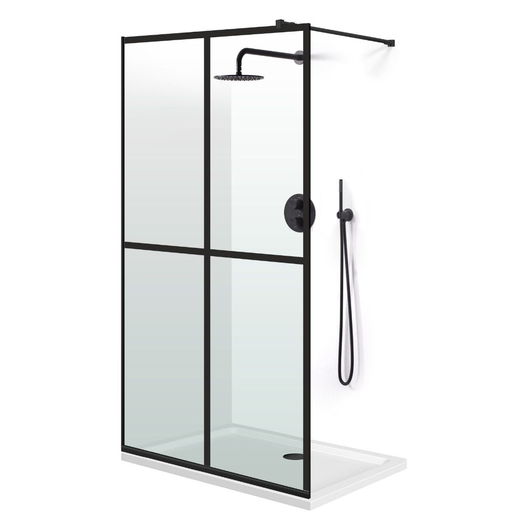 Paravan dus Walk-in, Perete dus Negru, #Clara