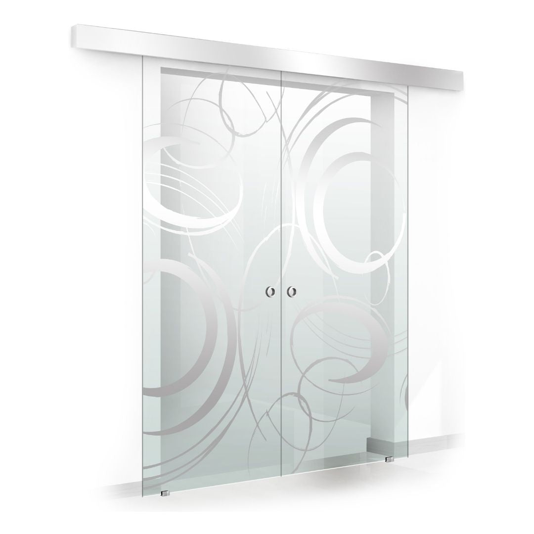 Sliding glass door, interior Glass door #Grey