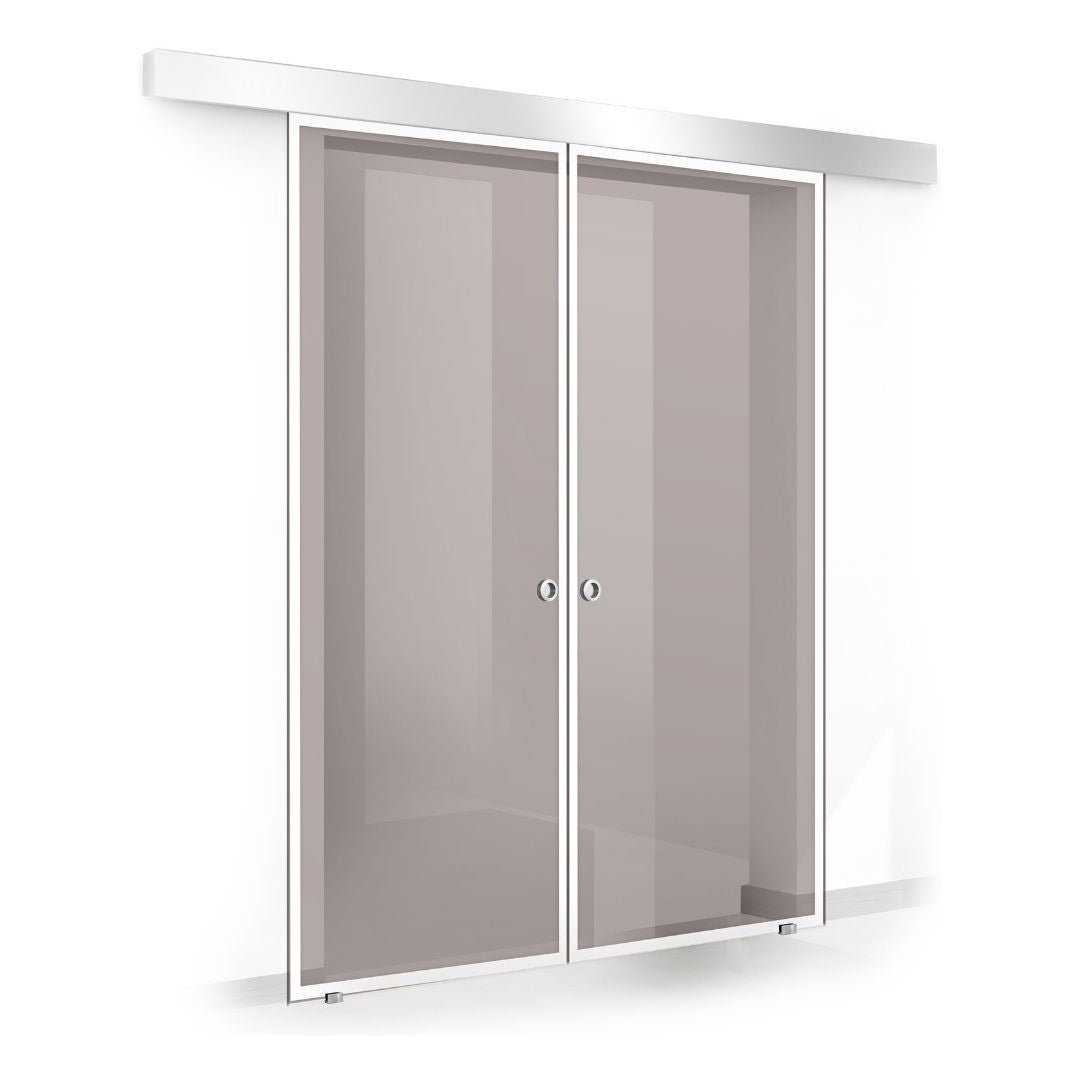 Sliding glass door, interior Glass door #Bronze