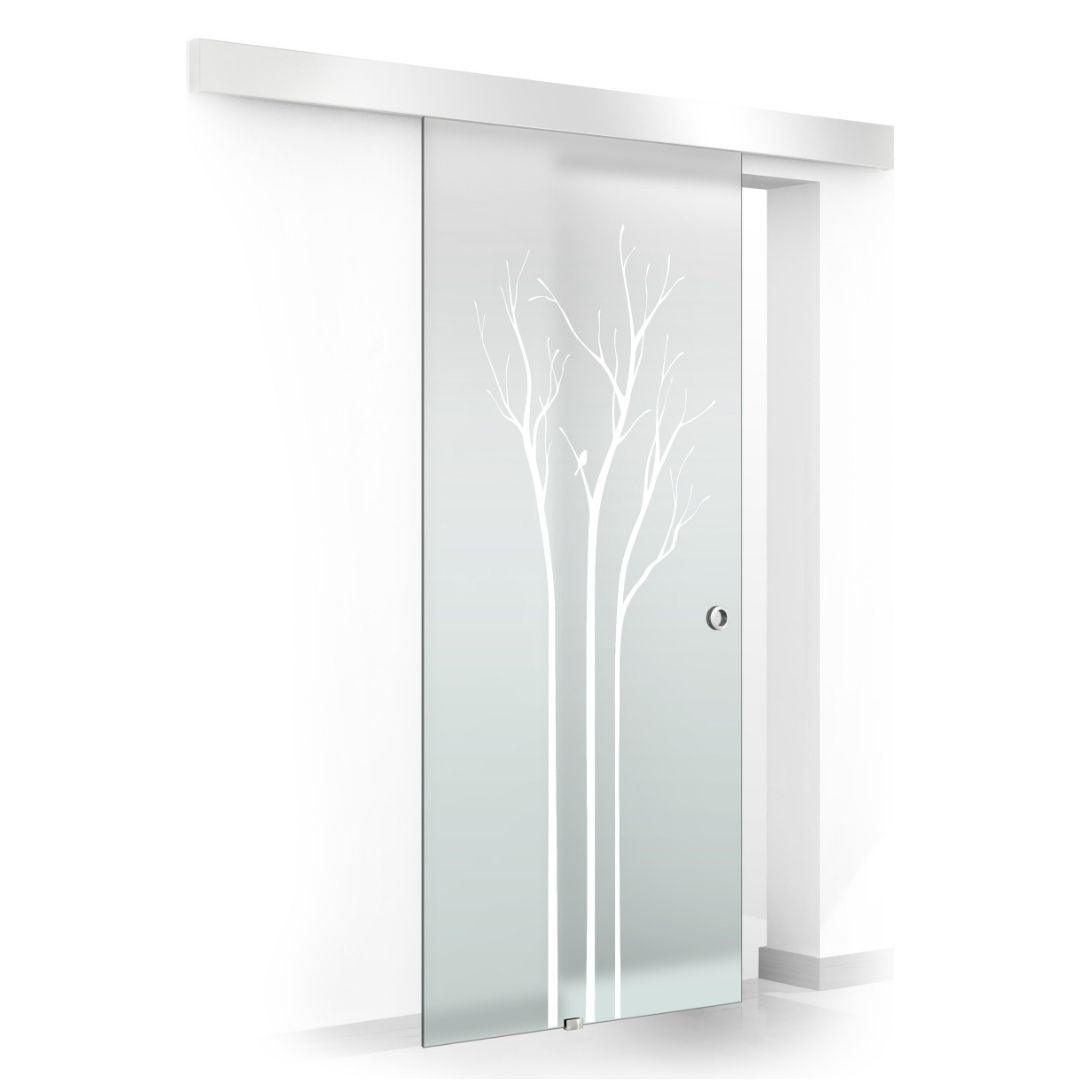 Sliding glass door, interior Glass door #Satiné