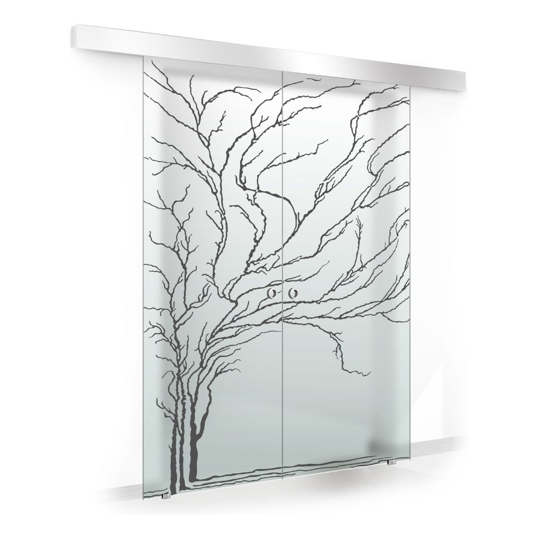 Sliding glass door, interior Glass door #Satiné