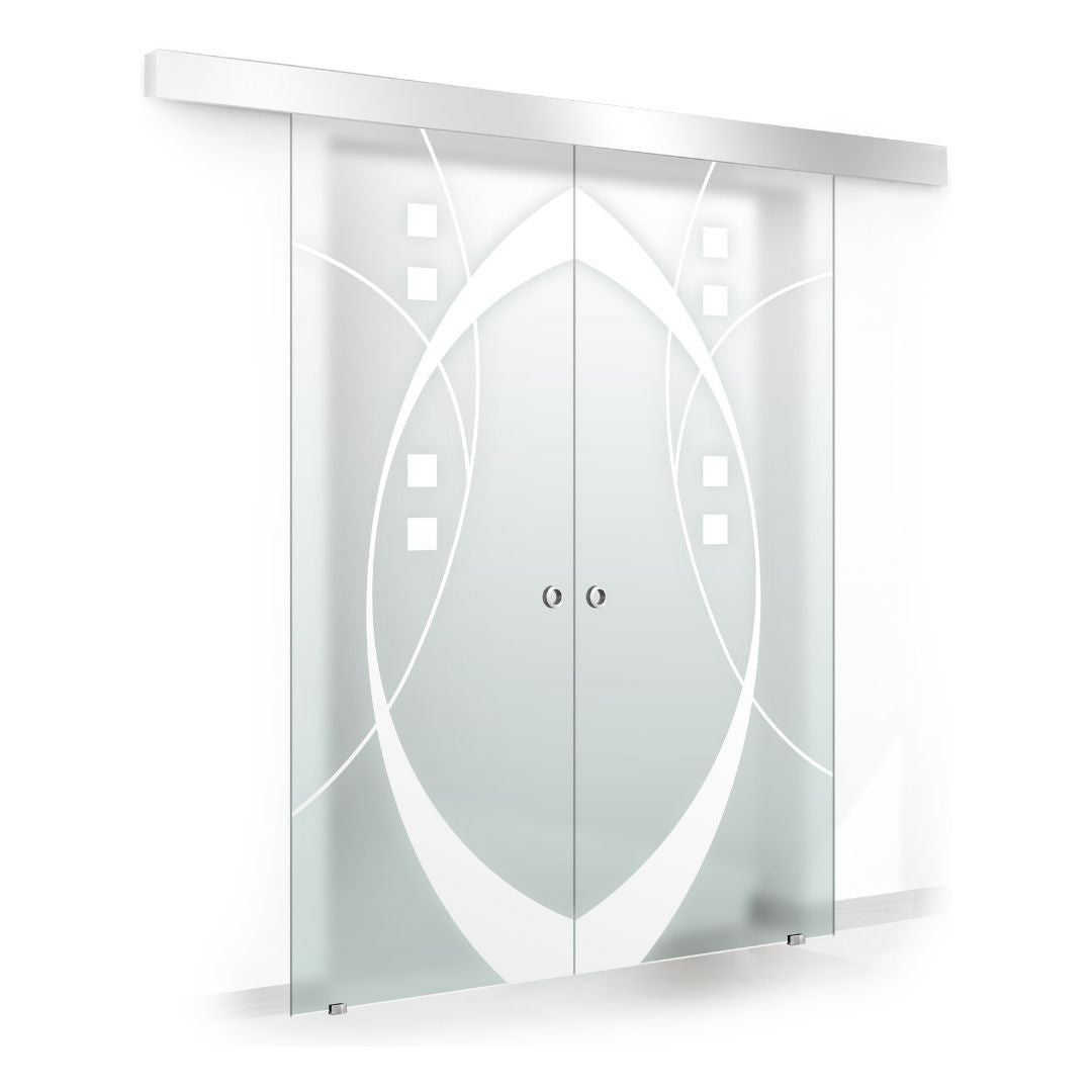 Sliding glass door, interior Glass door #Satiné