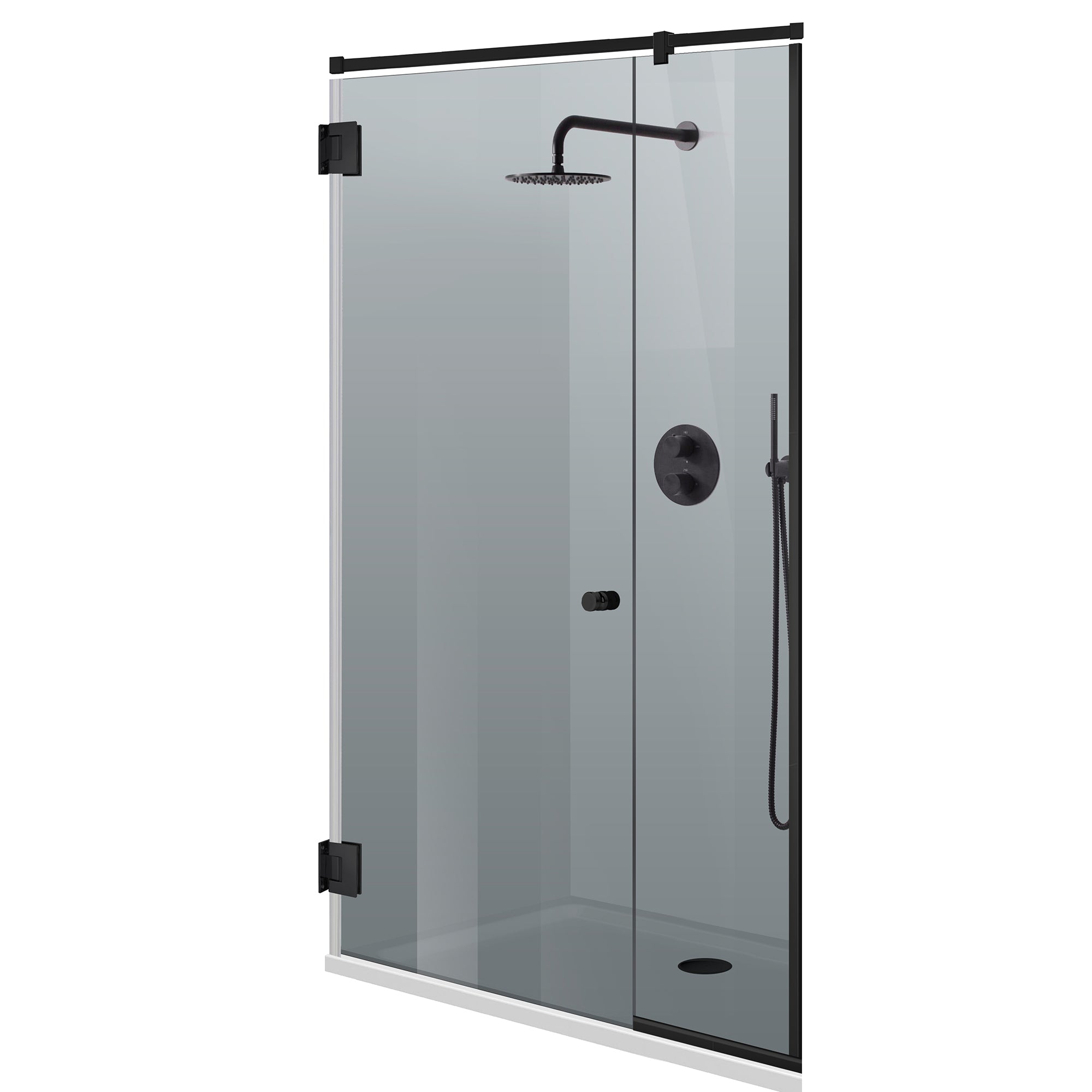 Shower Doors black #Grey