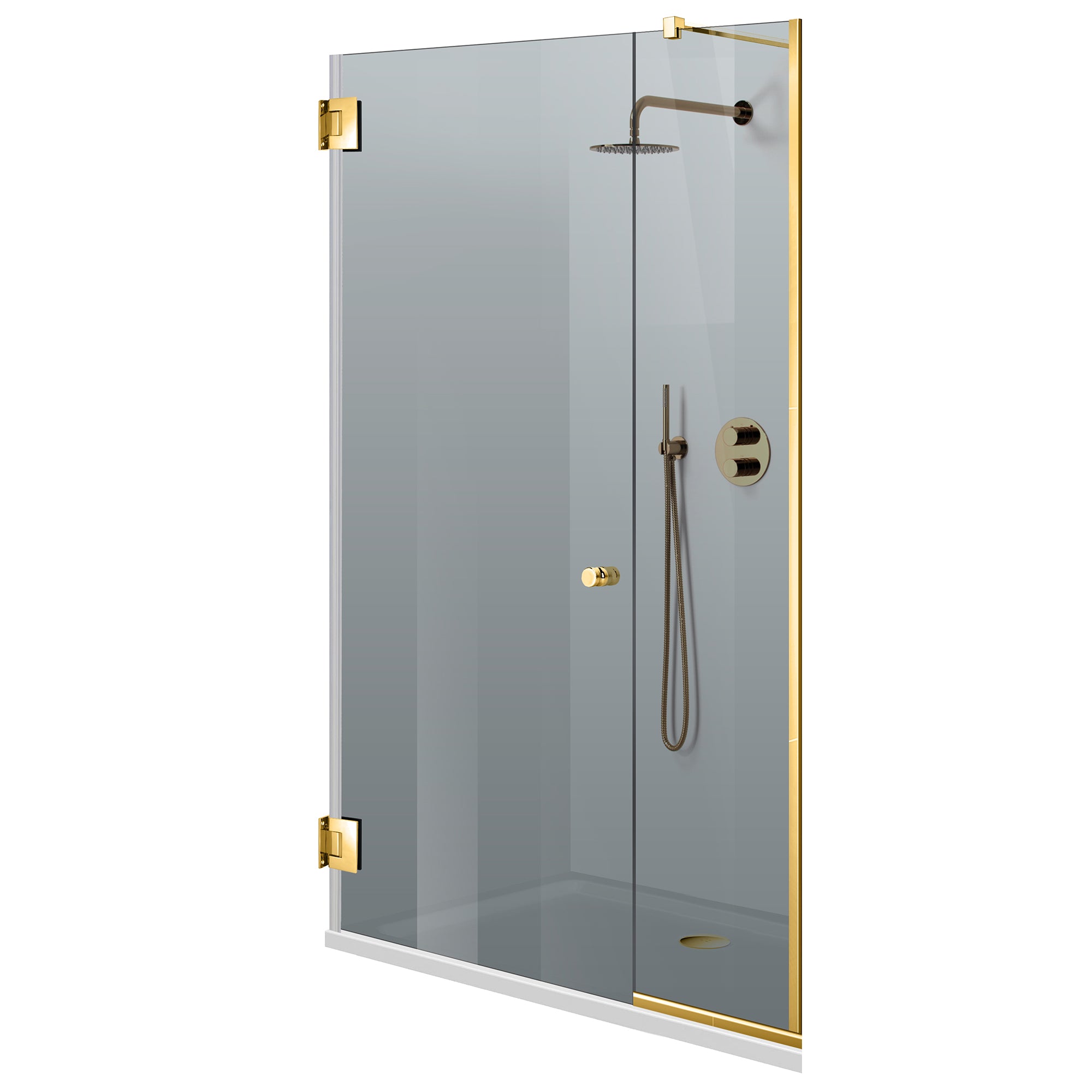 Shower Doors golden #Grey