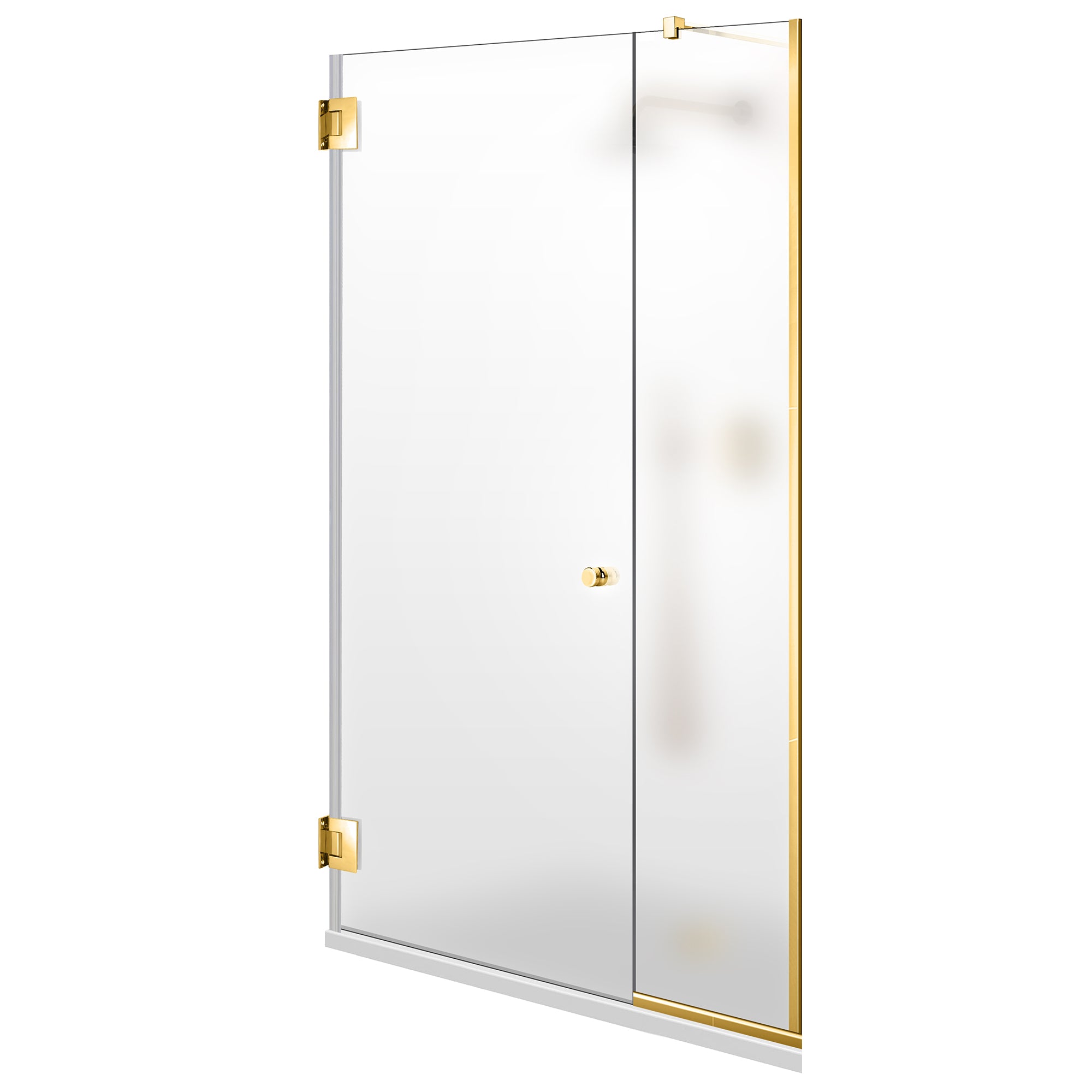 Shower Doors golden #Satiné