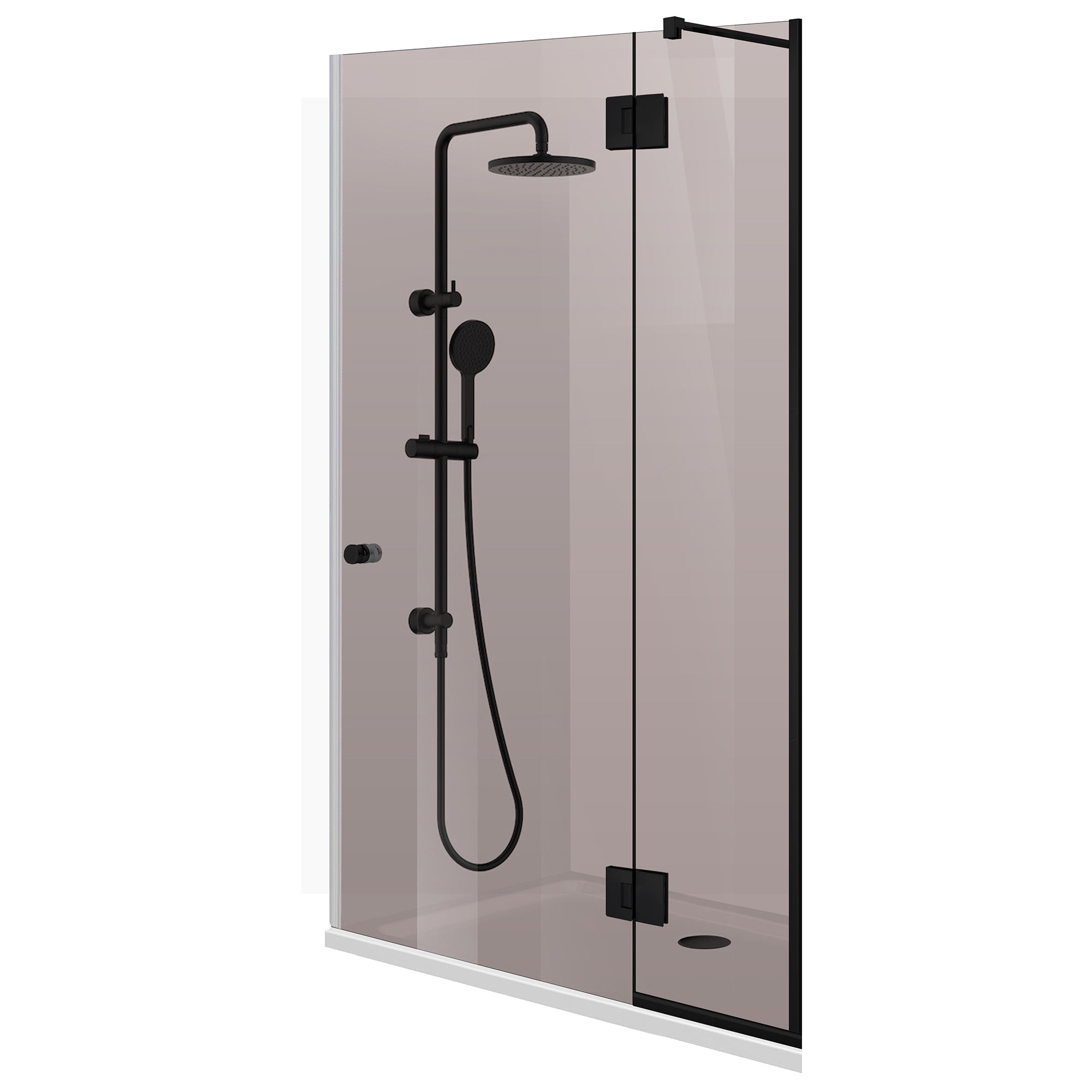 Shower Doors black #Bronze