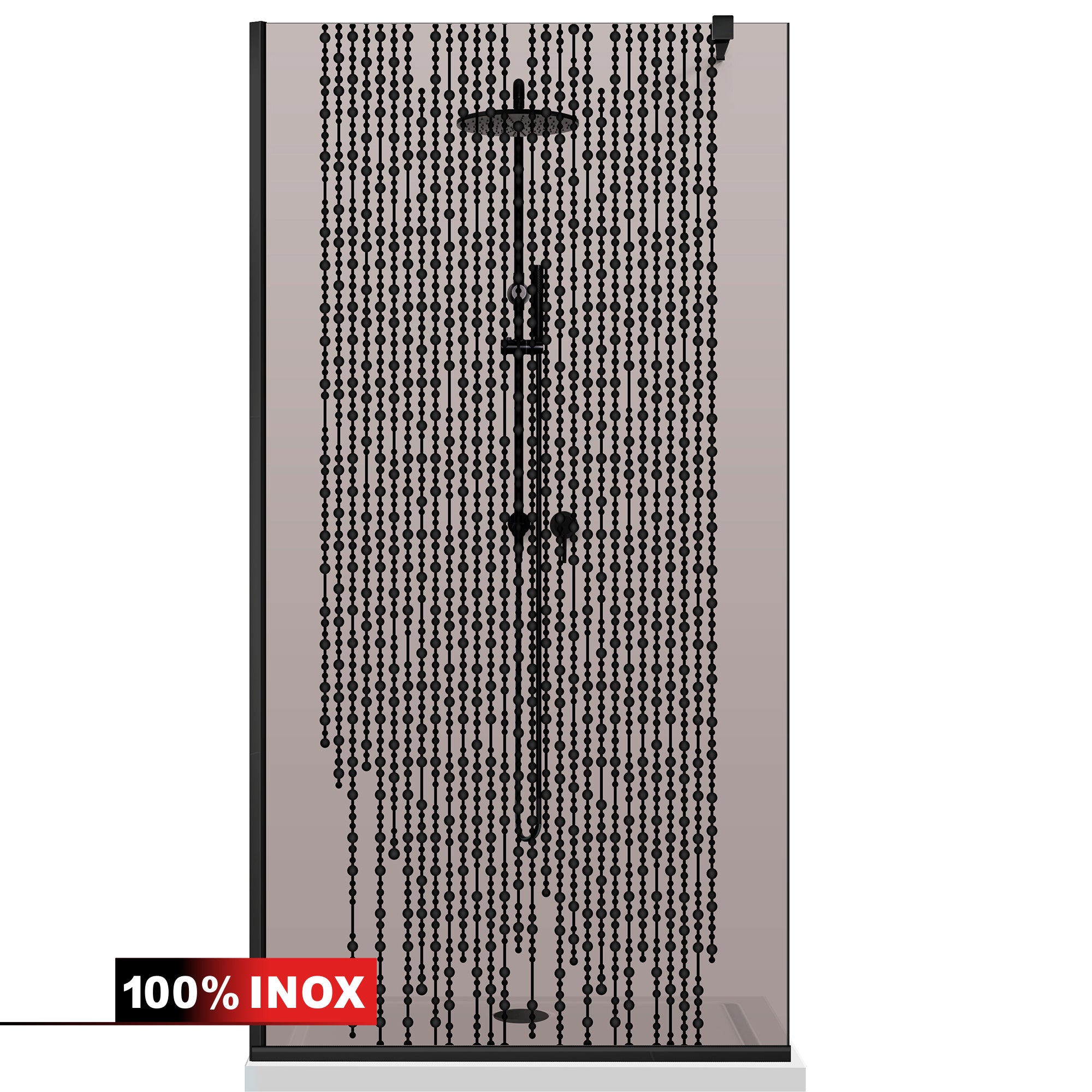 Shower Screens Walk-in, Black shower wall, #Bronze #Bronze