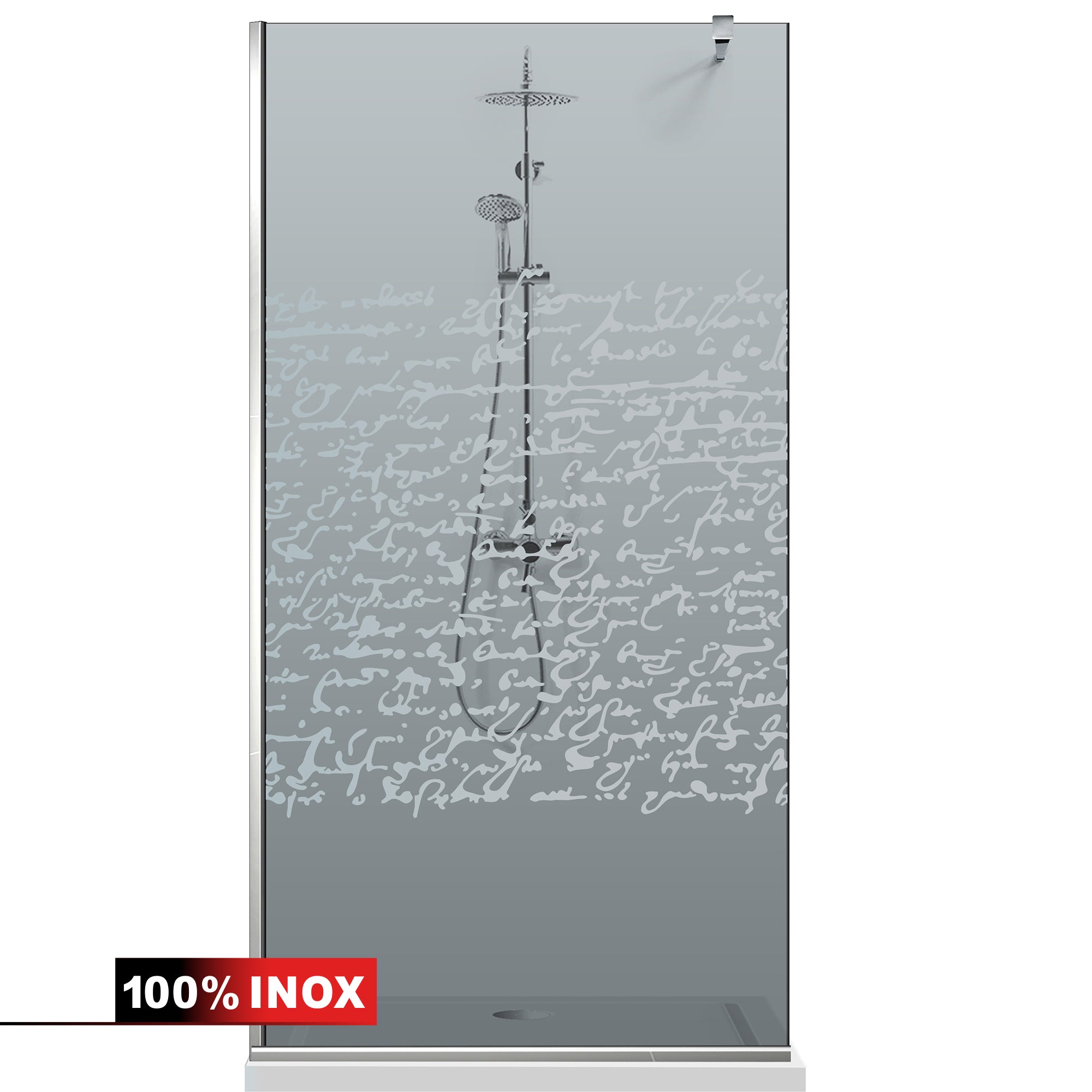 Shower Screens Walk-in, Shower wall Stainless steel, #Grey #Grey