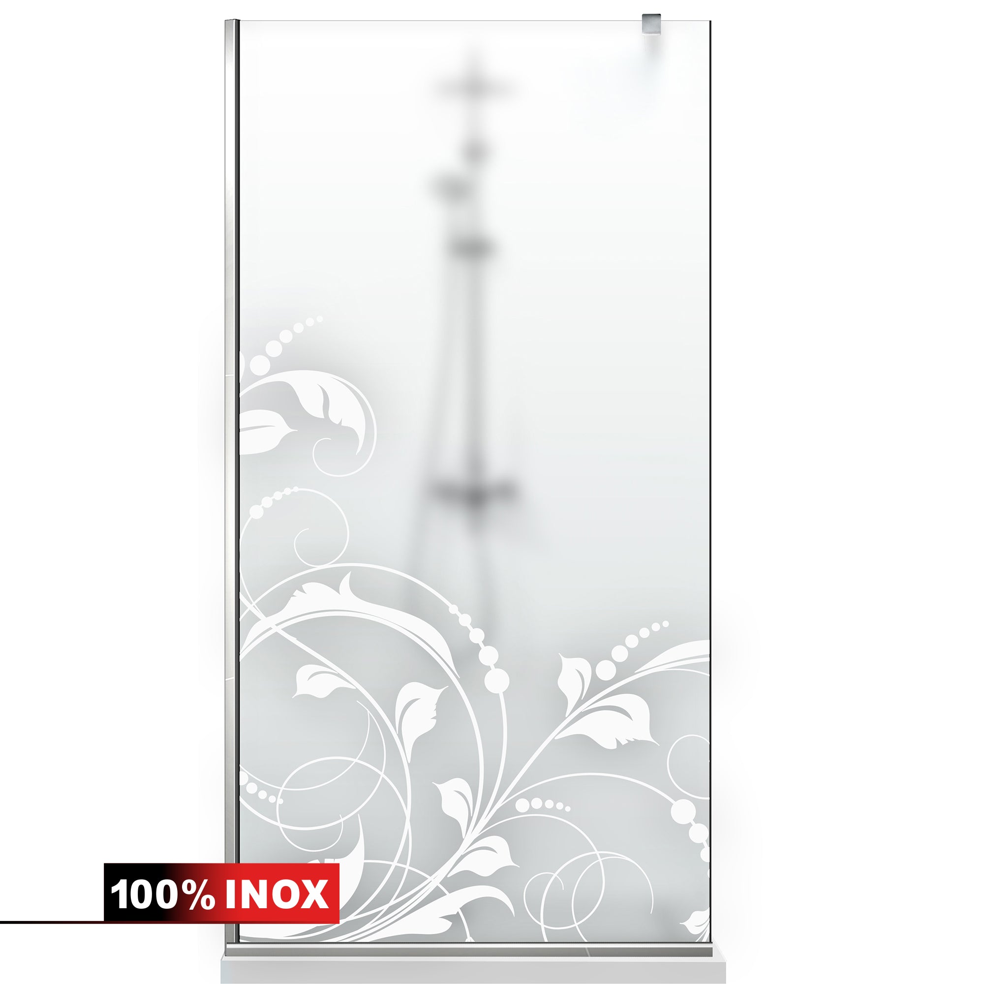 Shower Screens Walk-in, Shower wall Stainless steel, #Satin #Matt