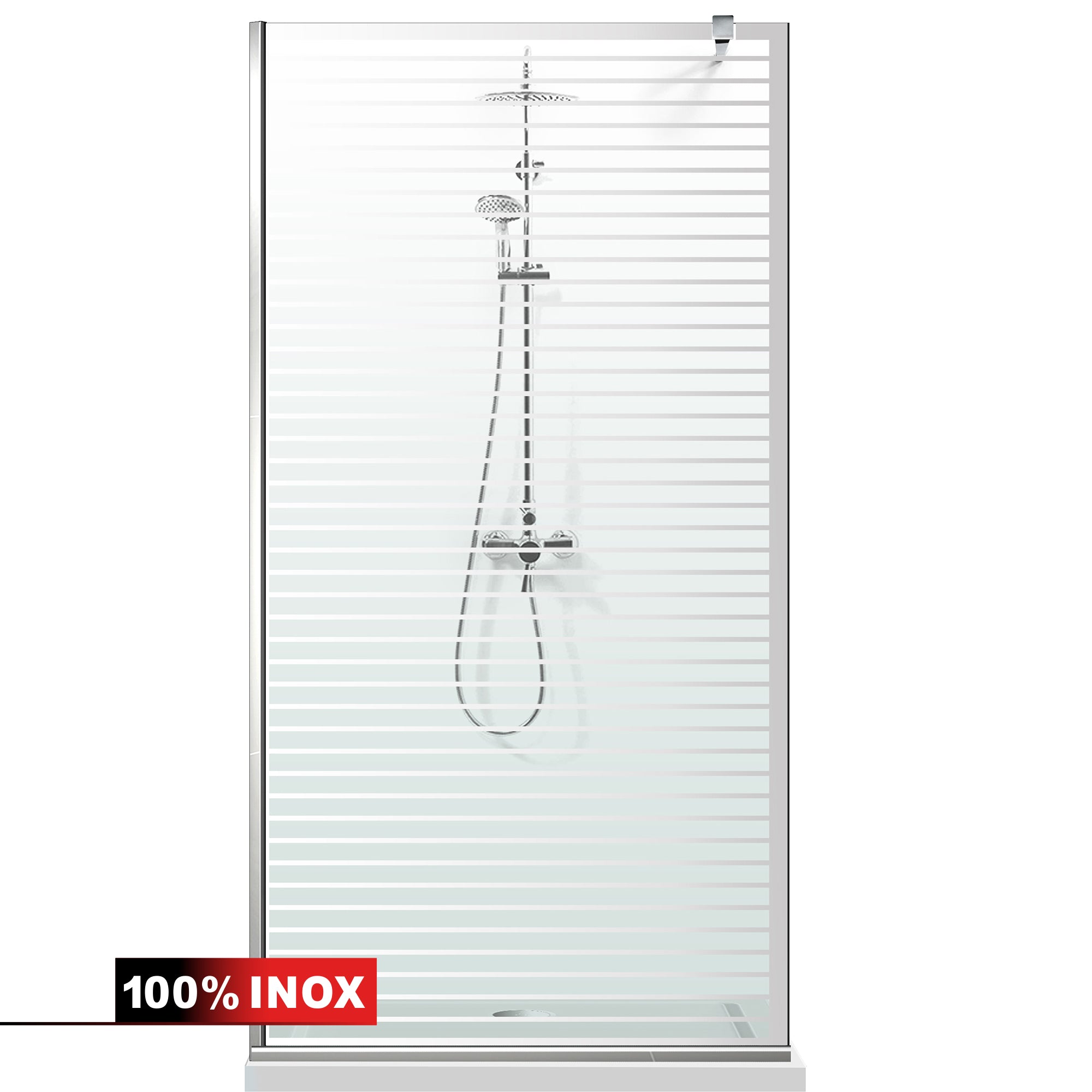 Shower Screens Walk-in, Shower wall Stainless steel, #Clear #Water-clear