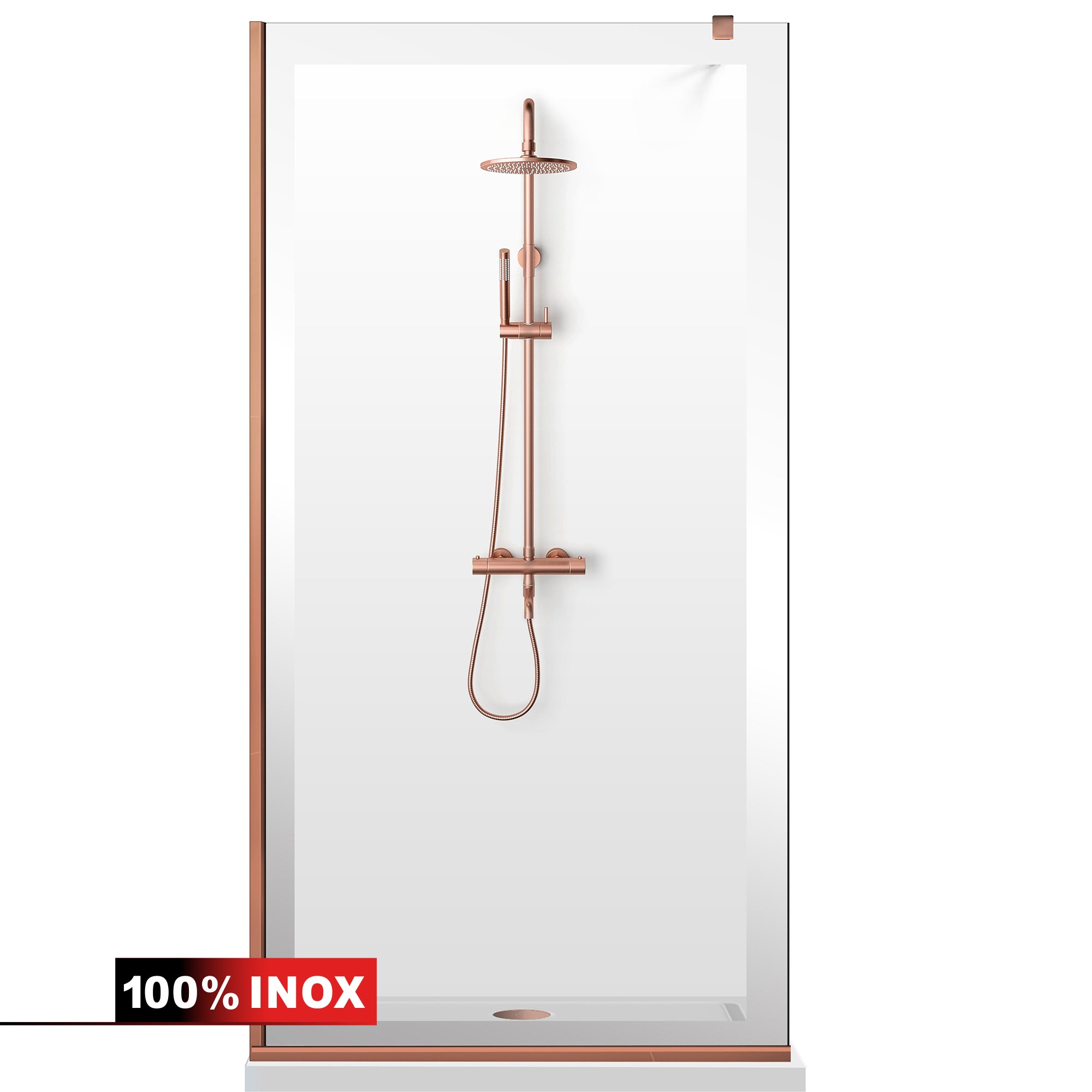 Shower Screens Walk-in, Black Shower Wall, #Clear #Crystal Clear