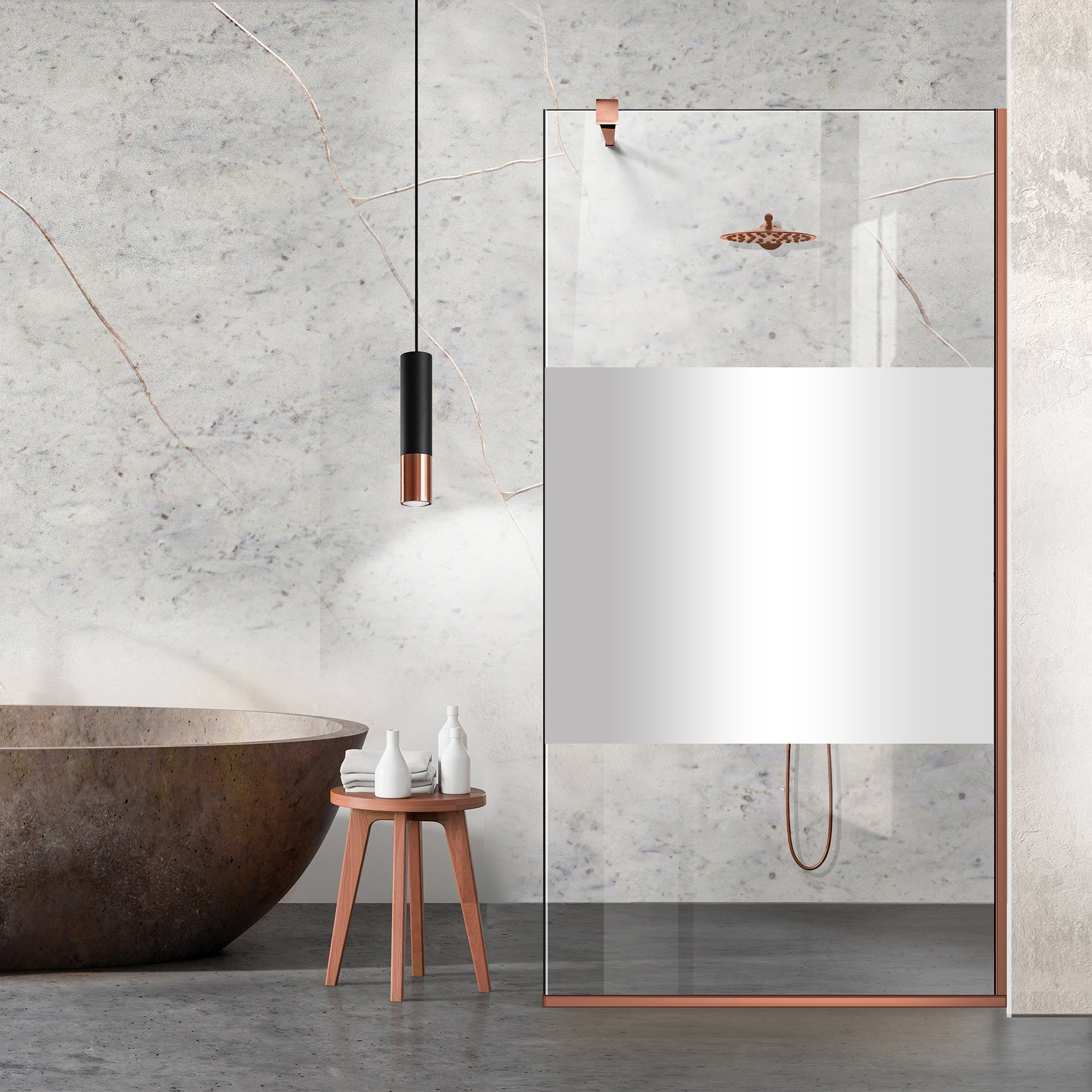 Shower Screens Walk-in, Black Shower Wall, #Clear #Crystal Clear