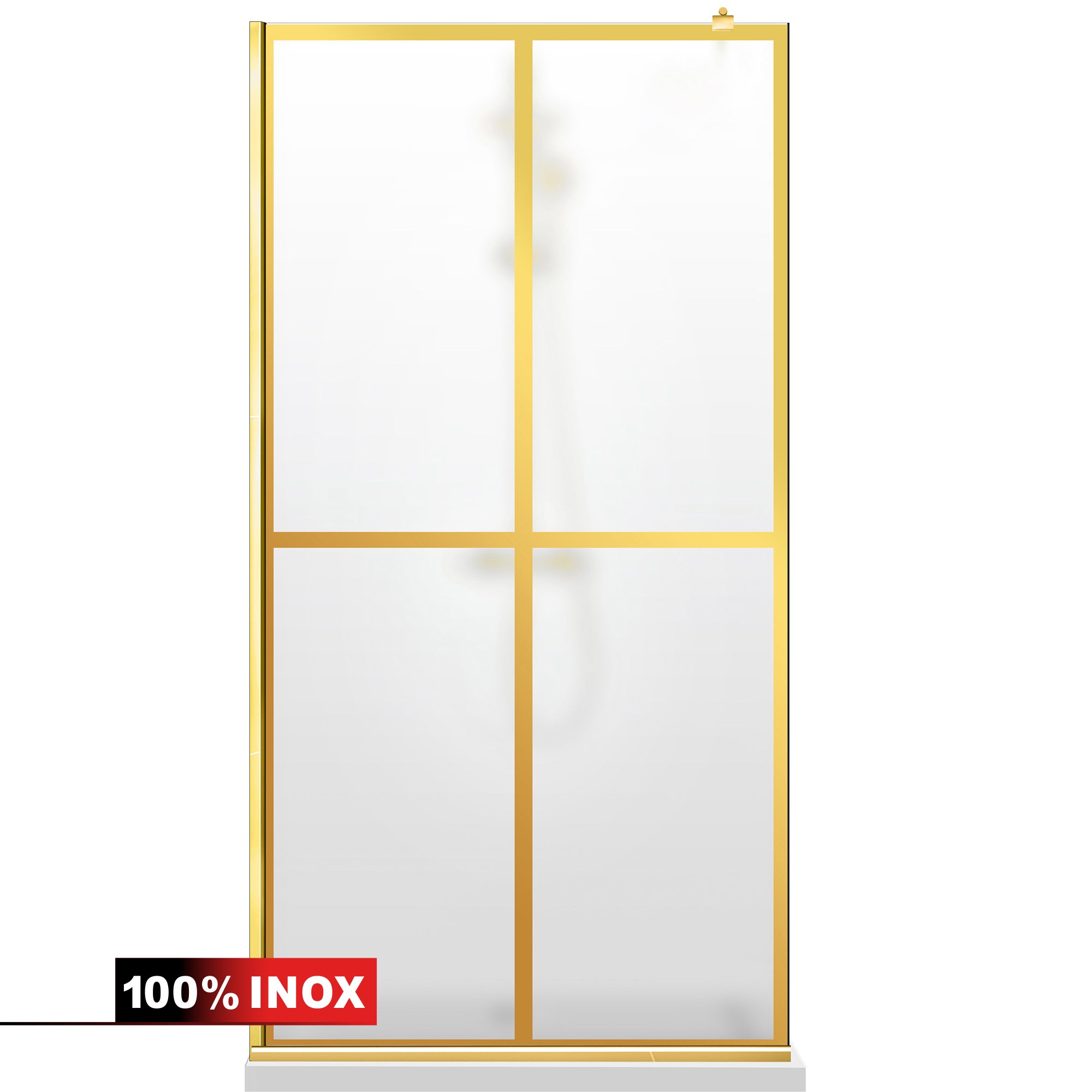 Shower Screens Walk-in, Shower Wall Gold, #Satiné #Matt