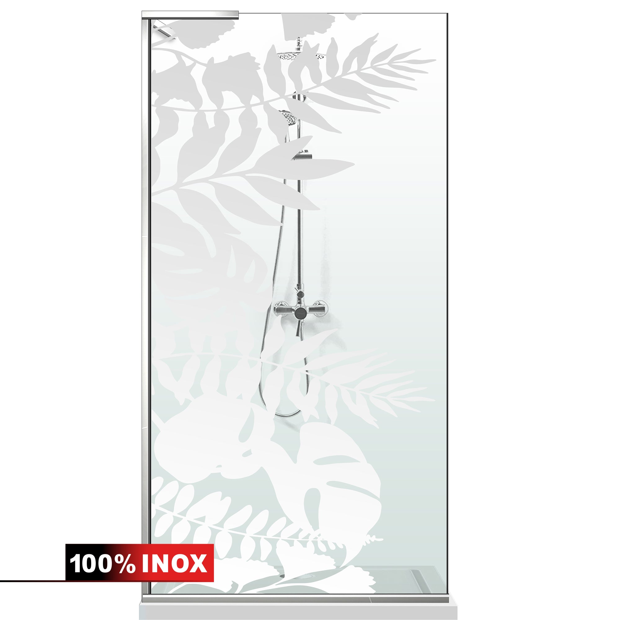 Shower Screens Walk-in, Shower wall Stainless steel, #Clear #Víztiszta
