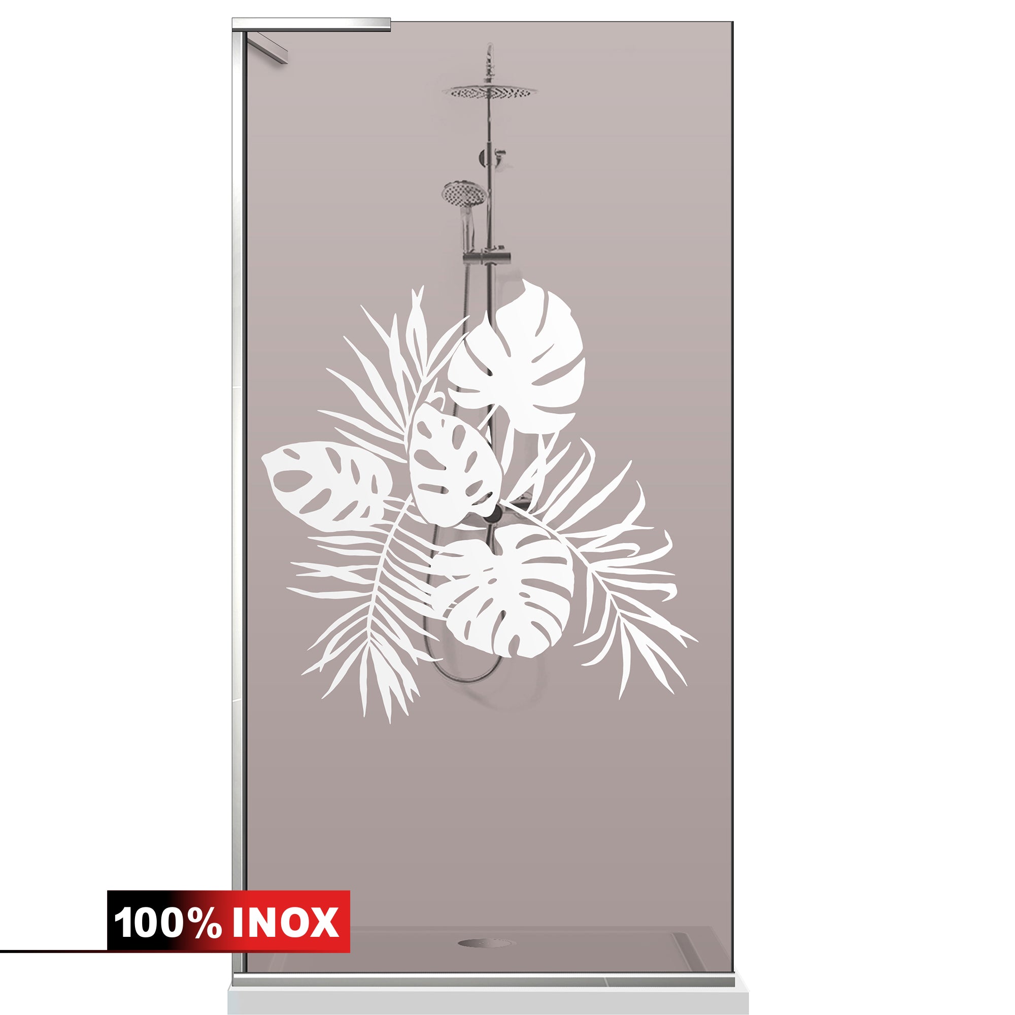 Shower Screens Walk-in, Shower wall Stainless steel, #Bronze #Bronze