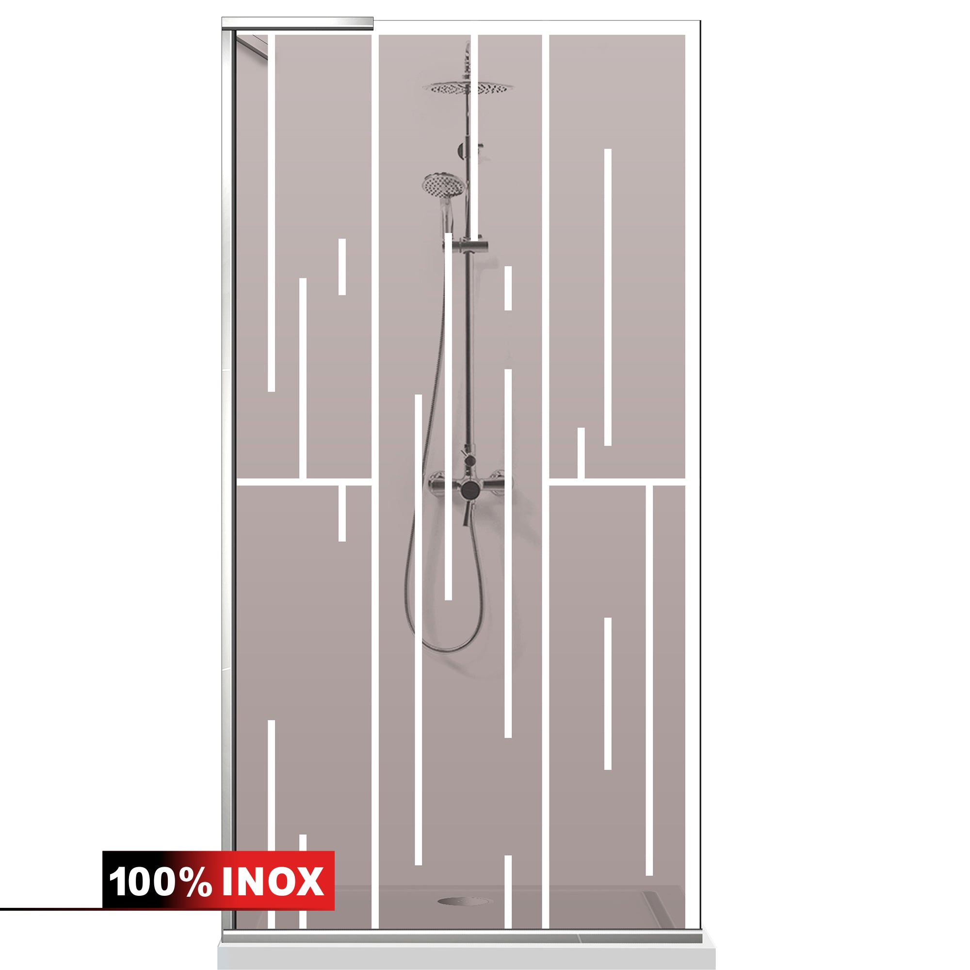 Shower Screens Walk-in, Shower wall Stainless steel, #Bronze #Bronze