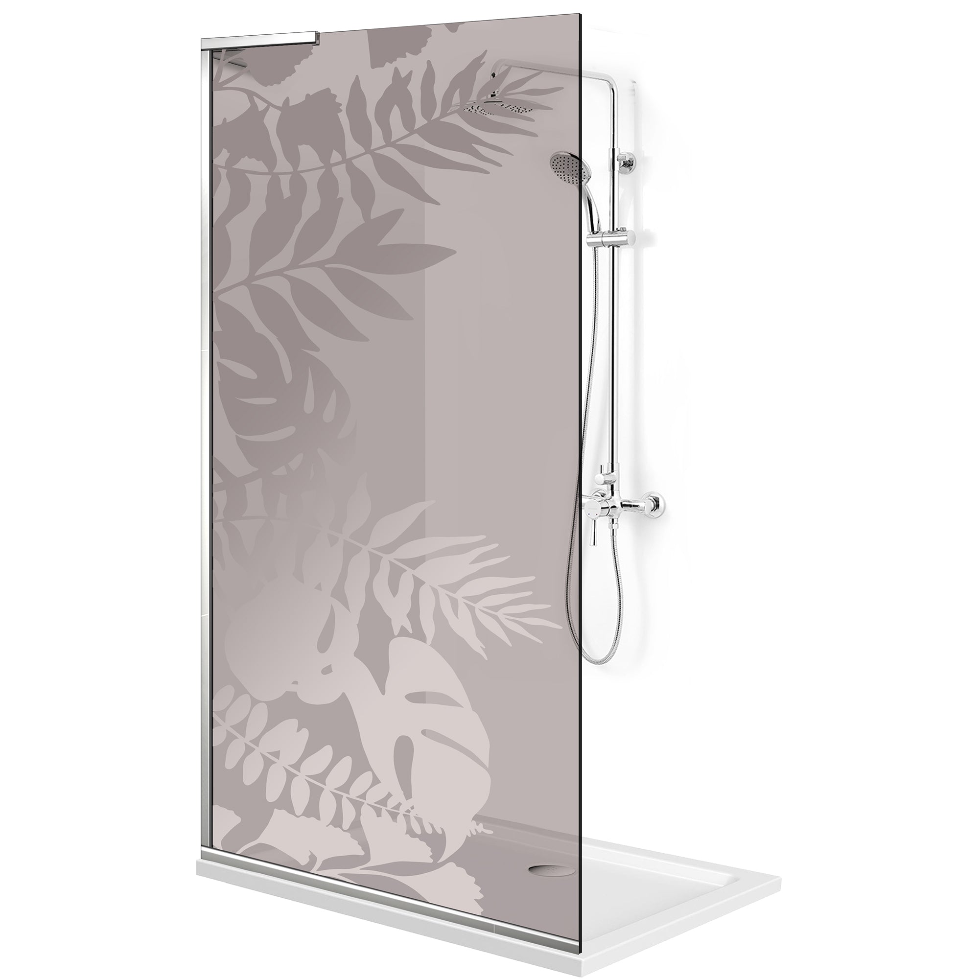 Shower Screens Walk-in, Shower wall Stainless steel, #Bronze #Bronze