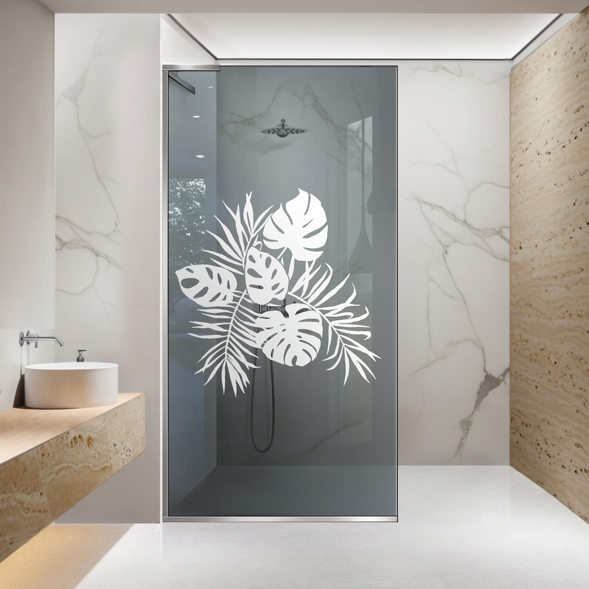 Shower Screens Walk-in, Shower wall Stainless steel, #Grey #Szürke