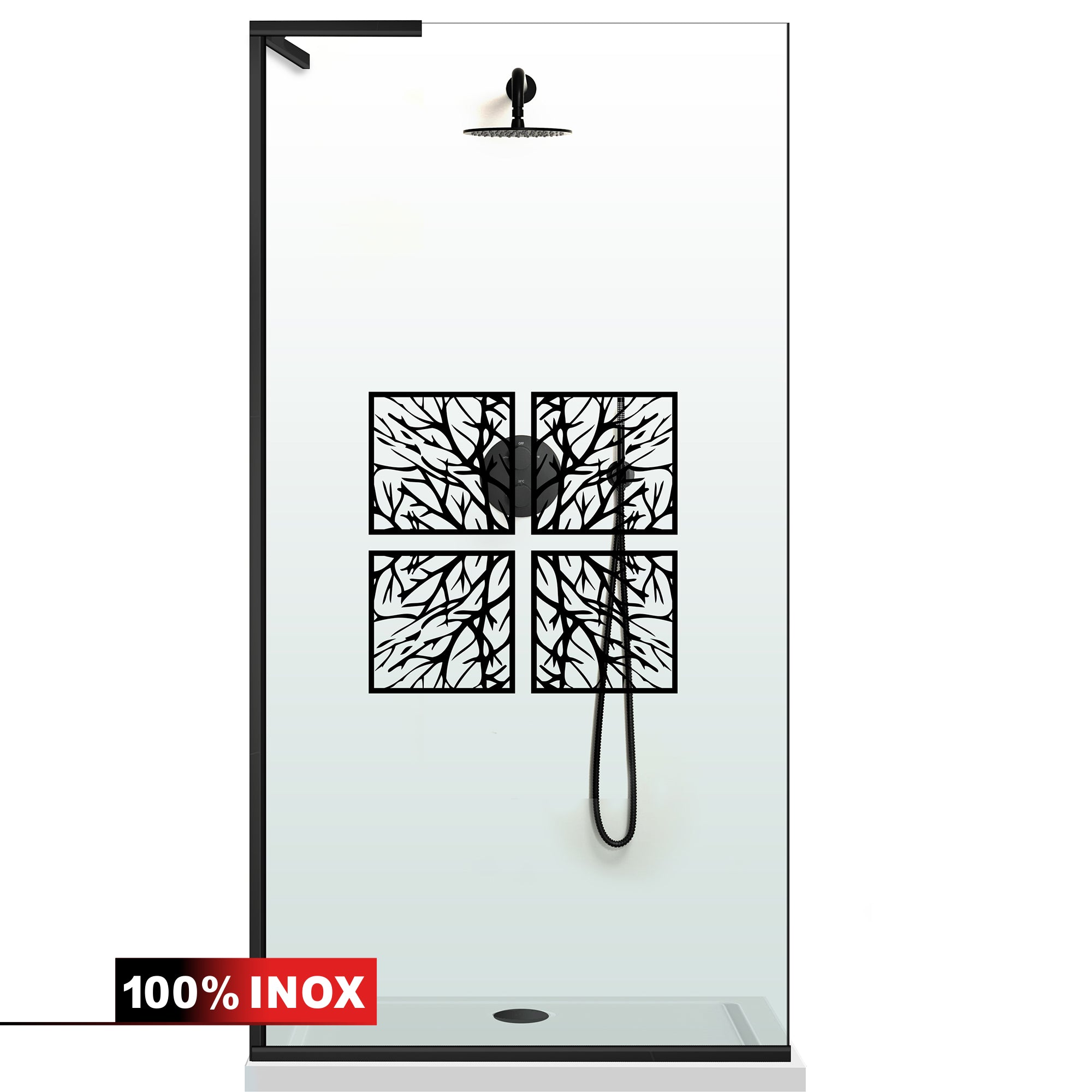 Shower Screens Walk-in, Shower wall Stainless steel, #Clear #Víztiszta