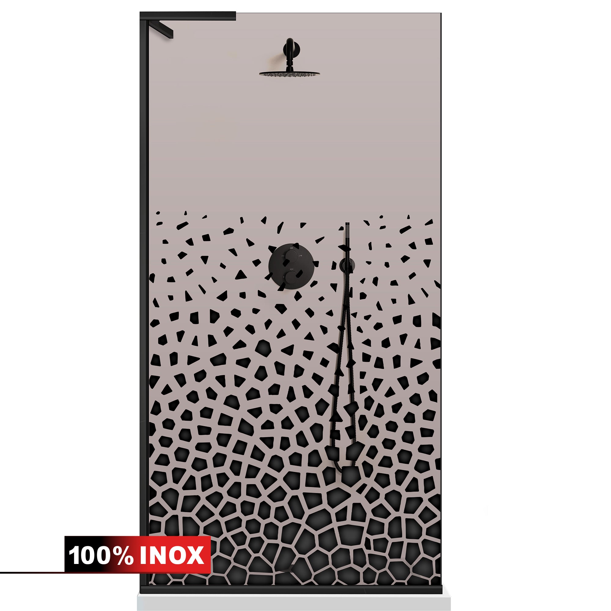 Shower Screens Walk-in, Shower wall Stainless steel, #Bronze #Bronze