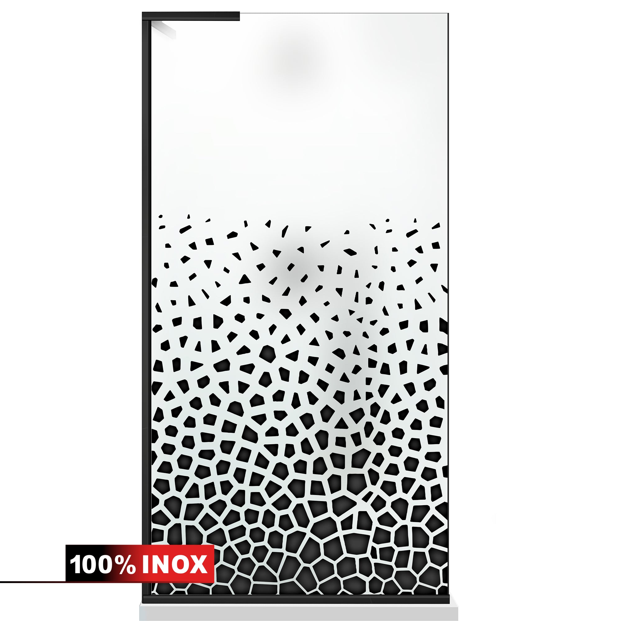 Shower Screens Walk-in, Shower wall Stainless steel, #Satiné #Matt