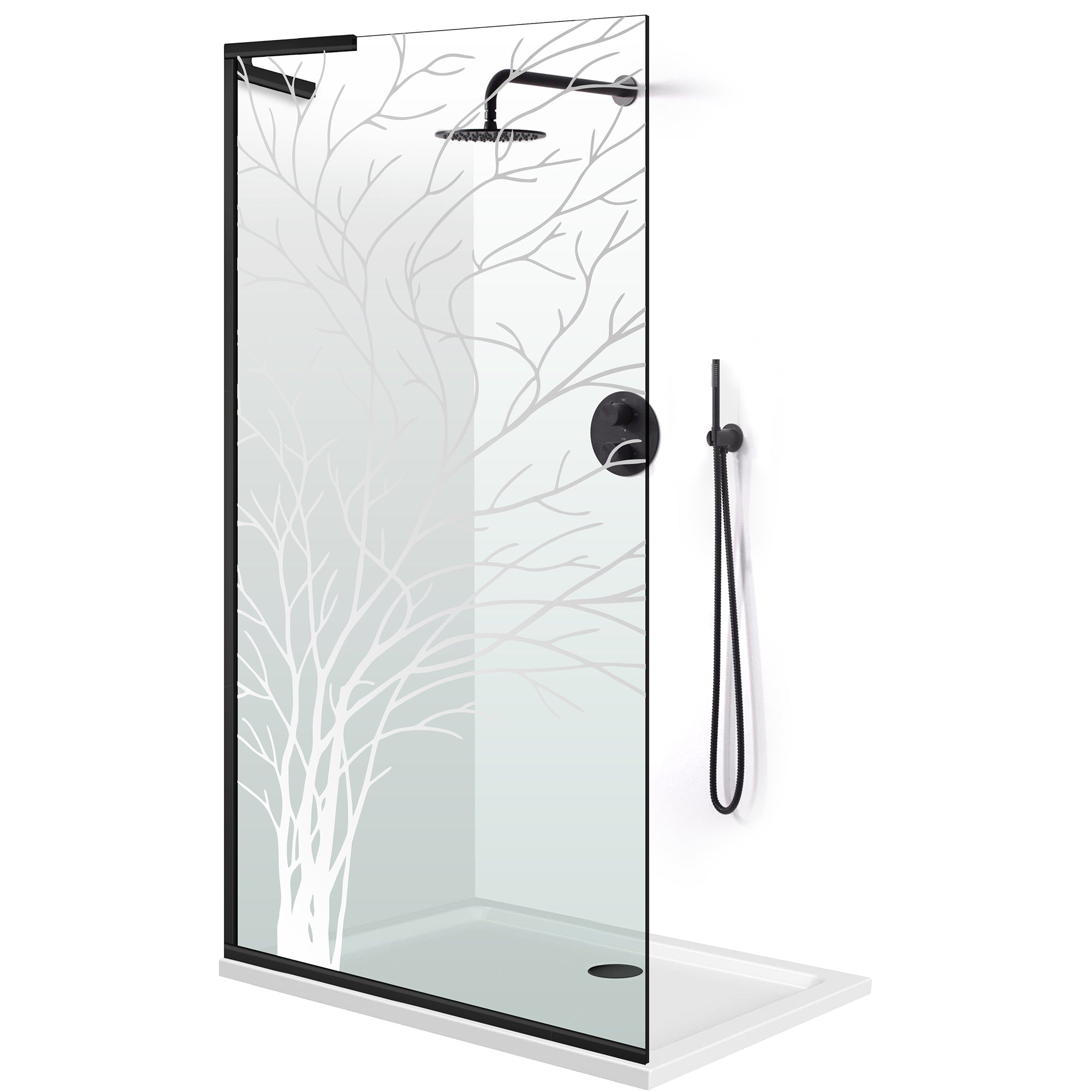 Shower Screens Walk-in, Shower wall Stainless steel, #Clear #Víztiszta