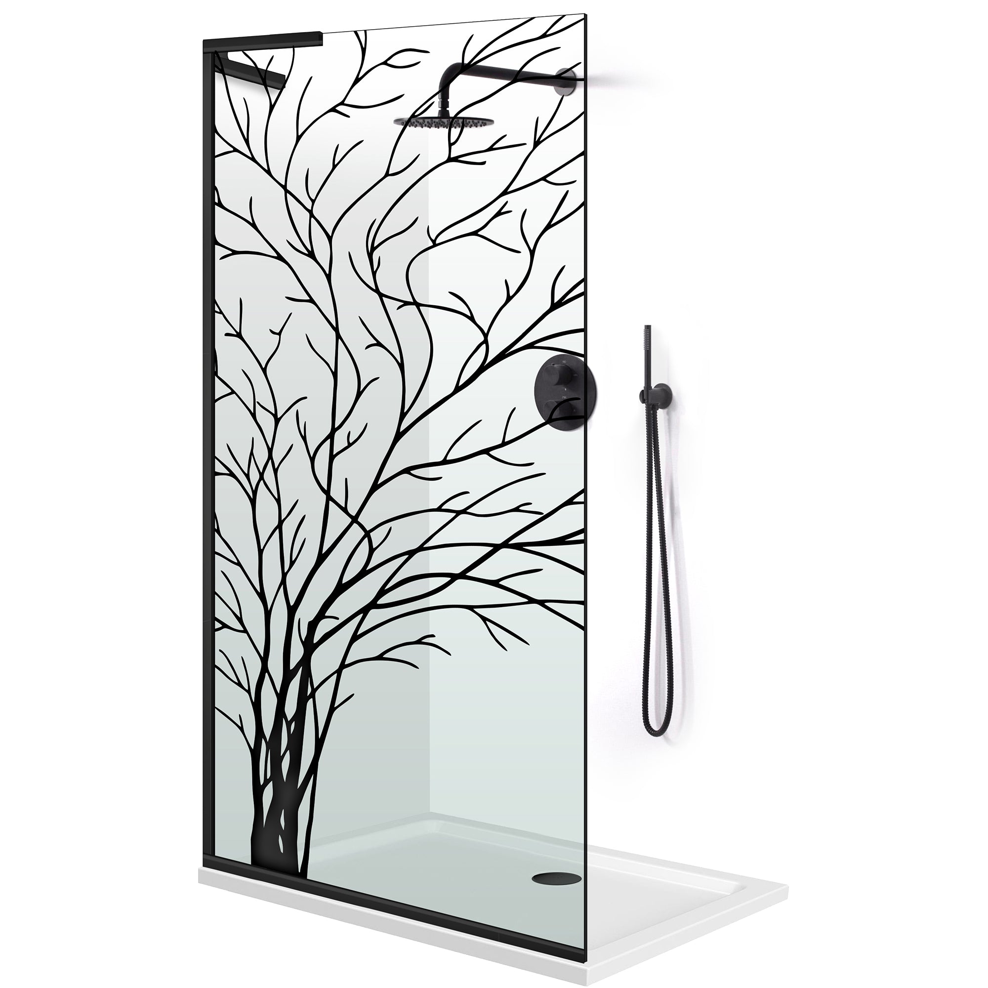 Shower Screens Walk-in, Shower wall Stainless steel, #Clear #Víztiszta