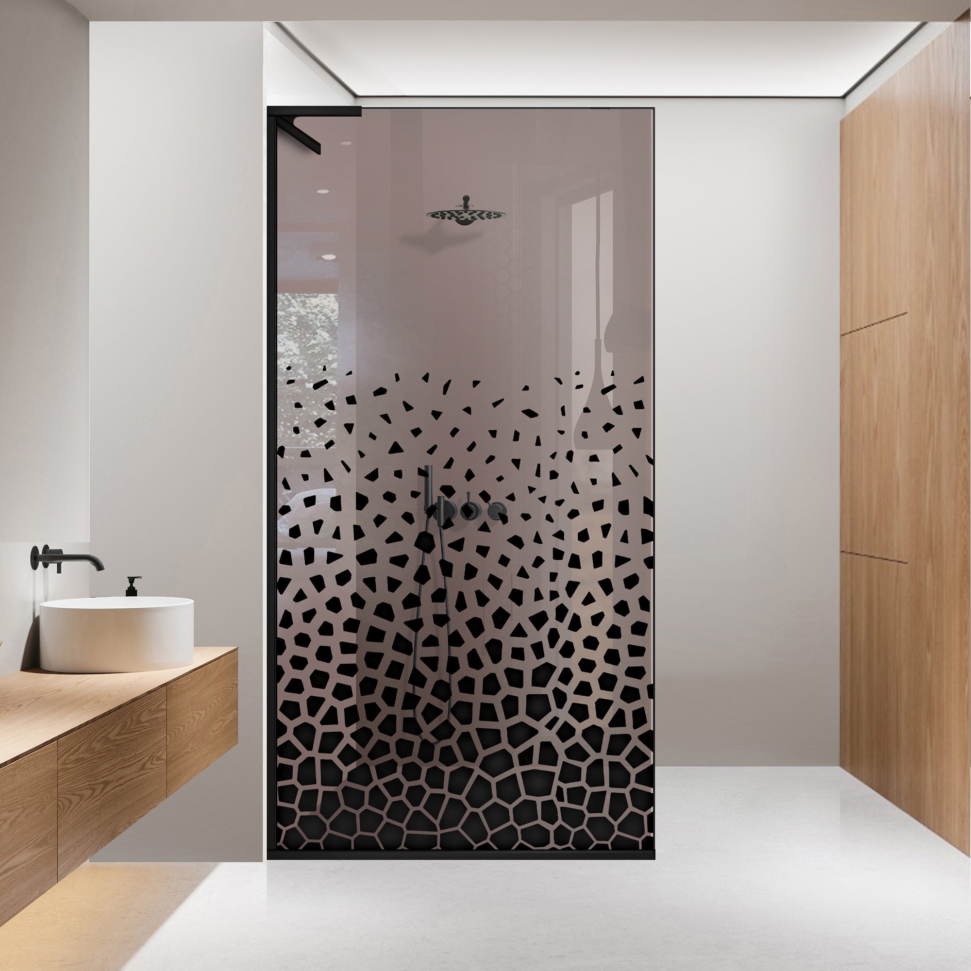 Shower Screens Walk-in, Shower wall Stainless steel, #Bronze #Bronze