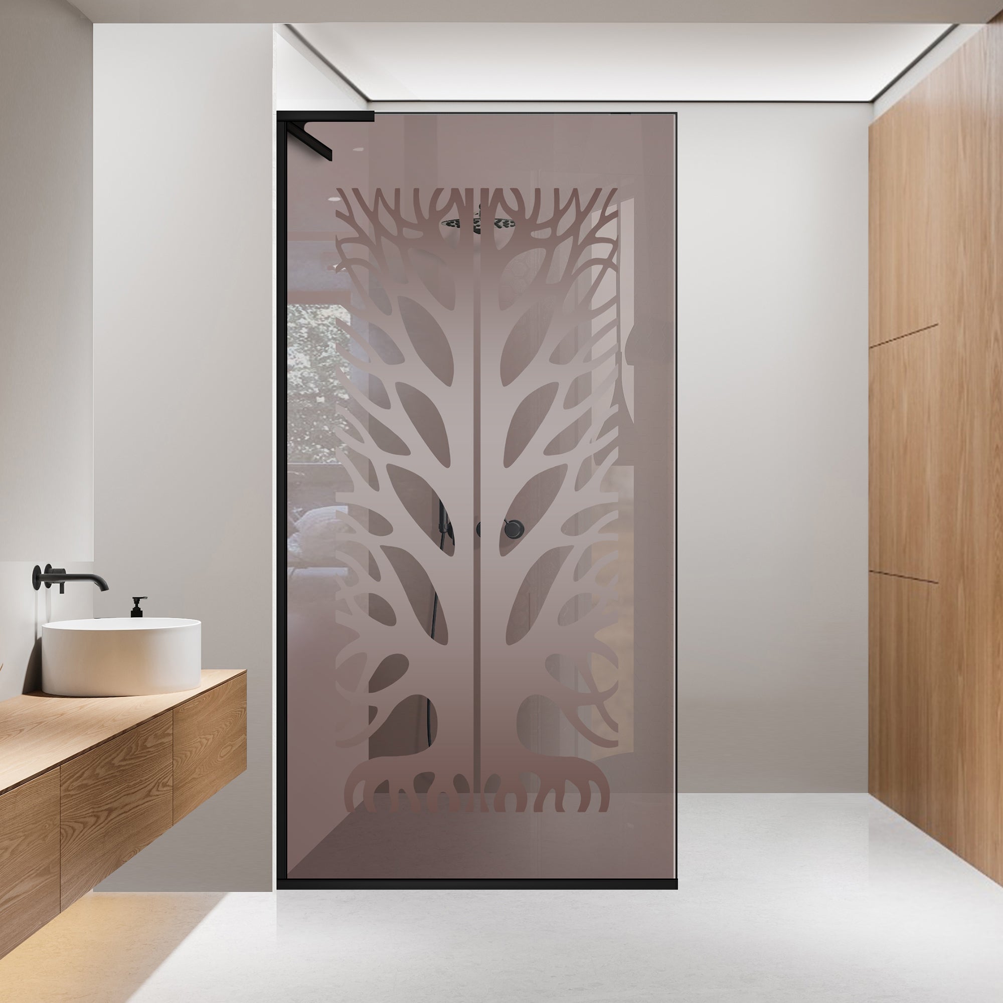 Shower Screens Walk-in, Shower wall Stainless steel, #Bronze #Bronze