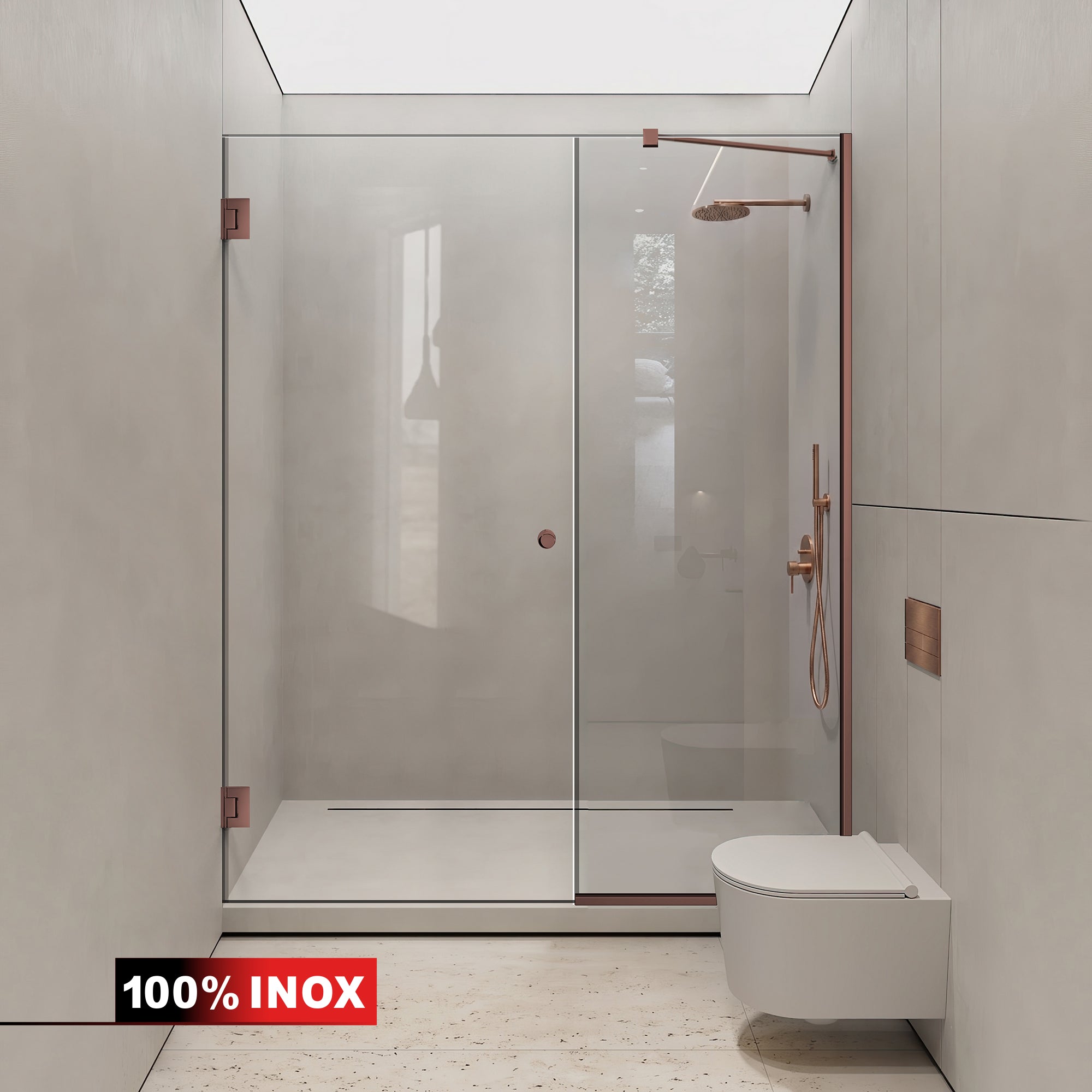Shower Doors copper #Clear