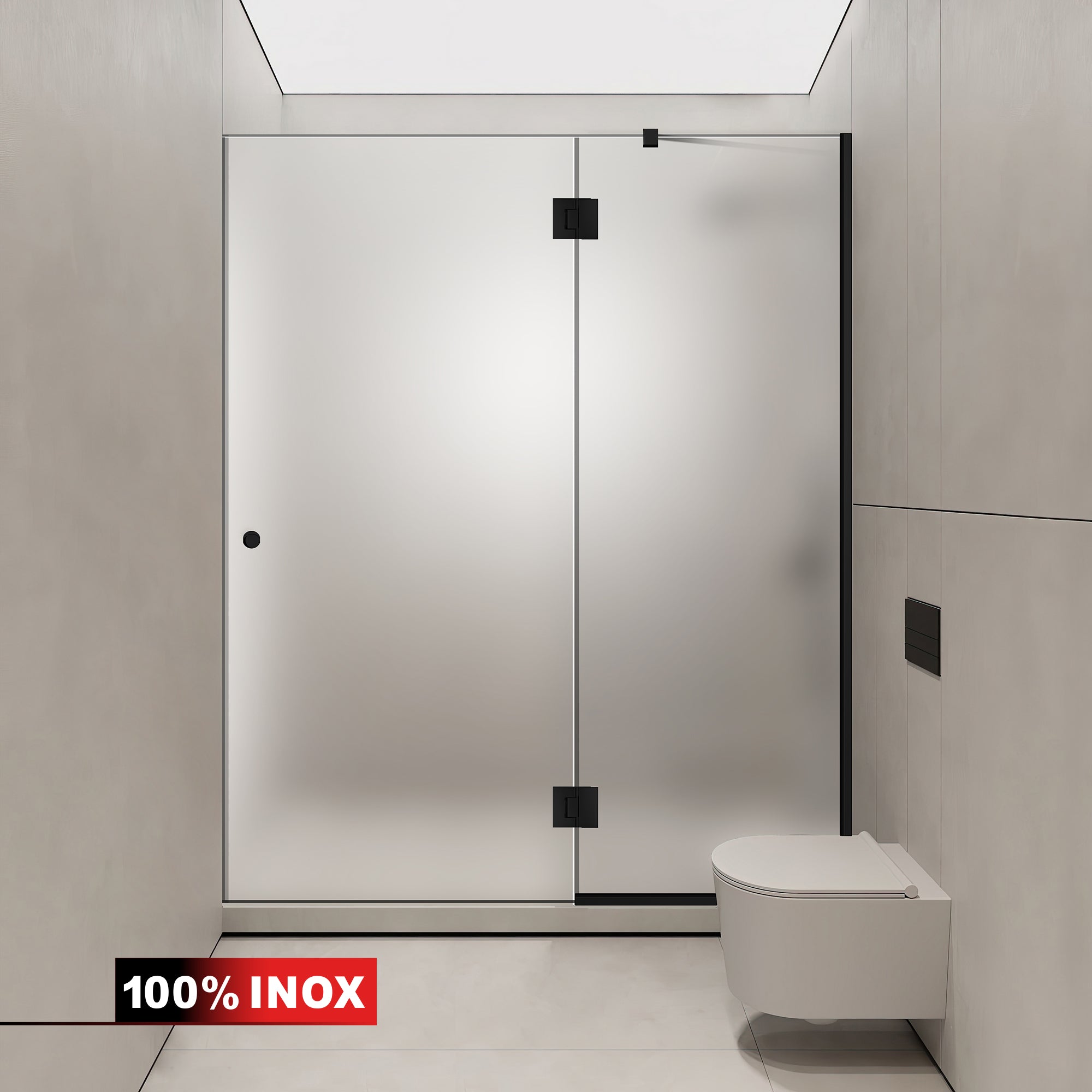 Shower Doors black #Satiné