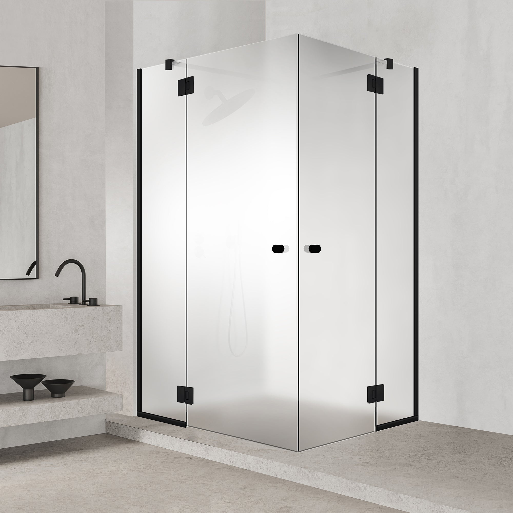 Shower enclosure #Satiné