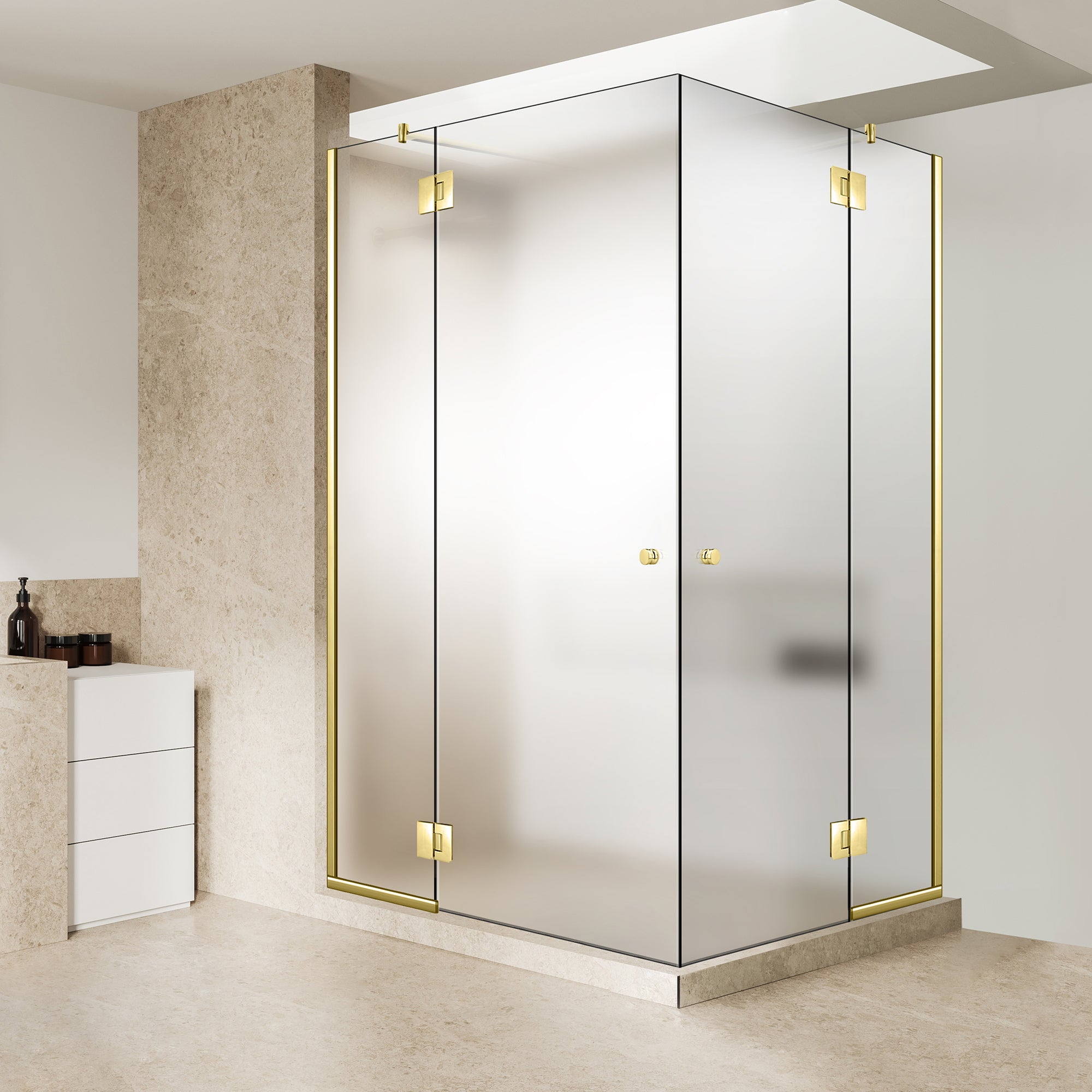Shower enclosure #Satiné