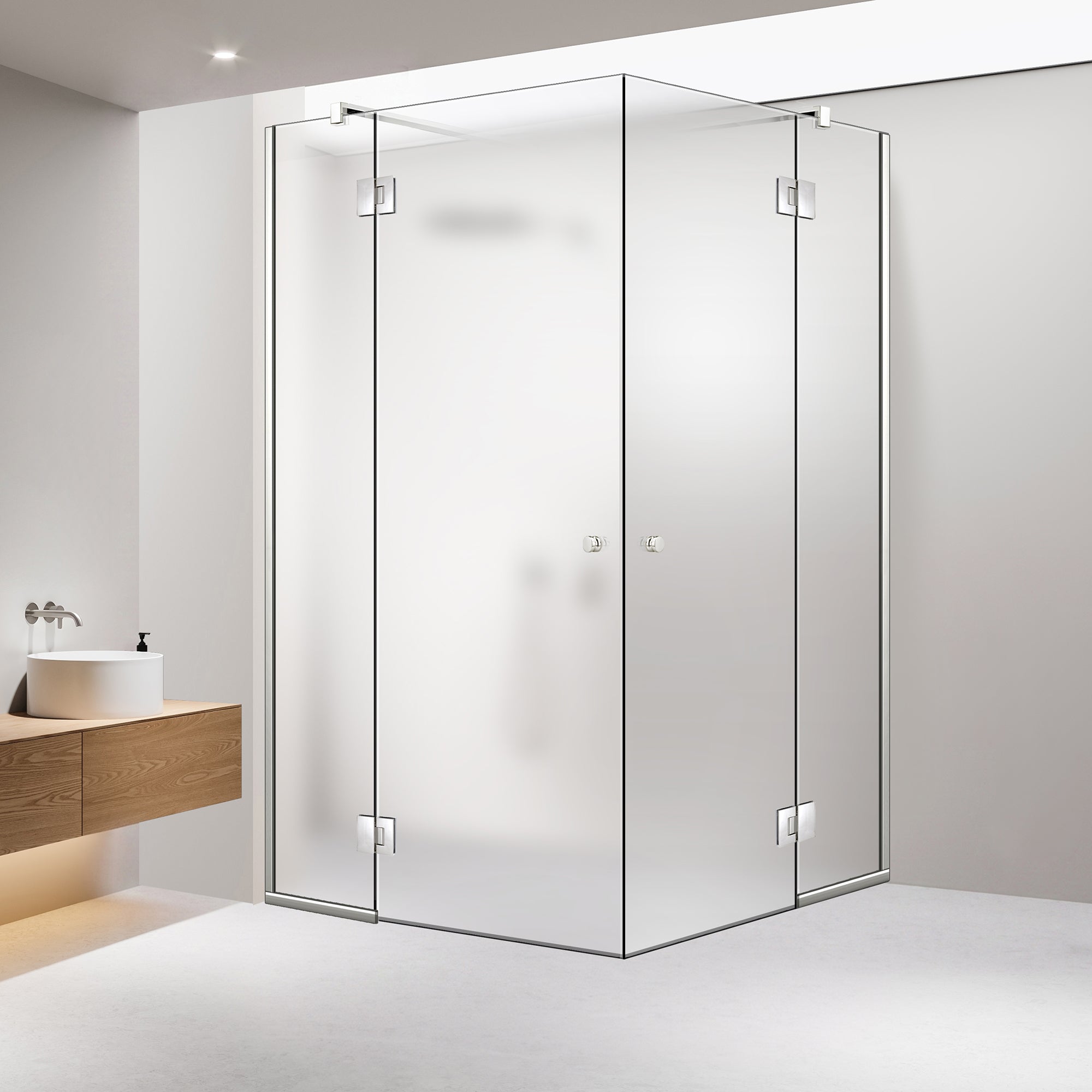 Shower enclosure #Satiné