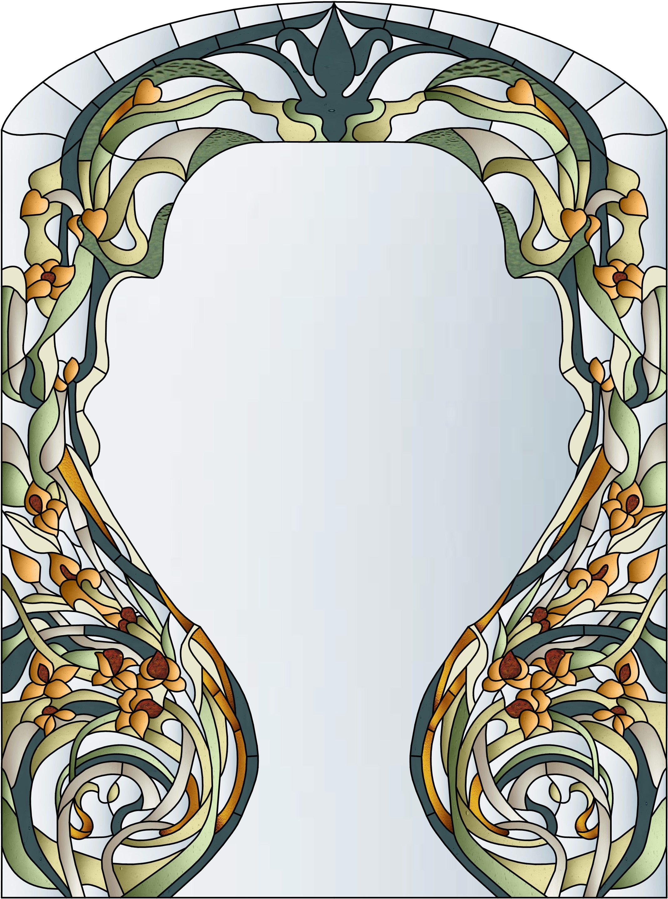 Artistic Stained Glass #ELLE-4